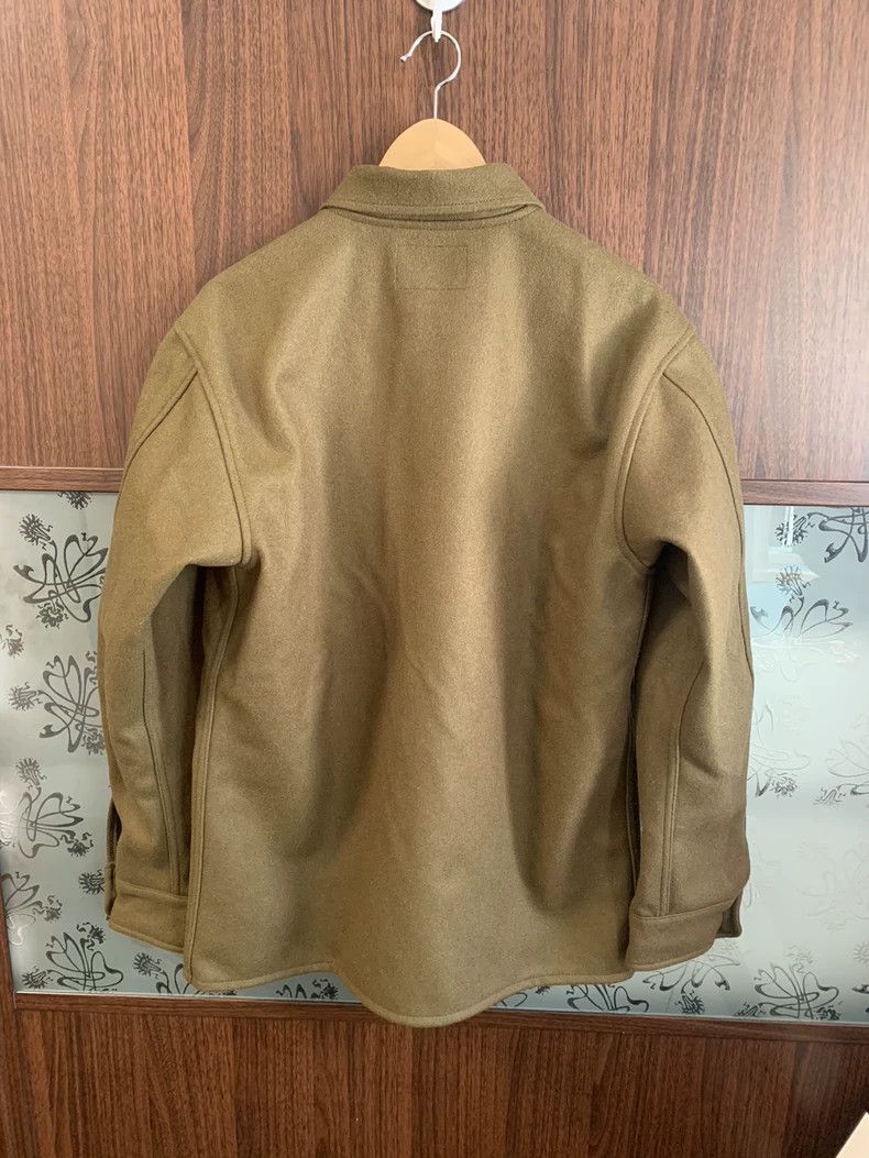 The Real McCoy's The Real Mccoy's The dark green woolen shirt OG108 can be w Size US L / EU 52-54 / 3 - 2 Thumbnail