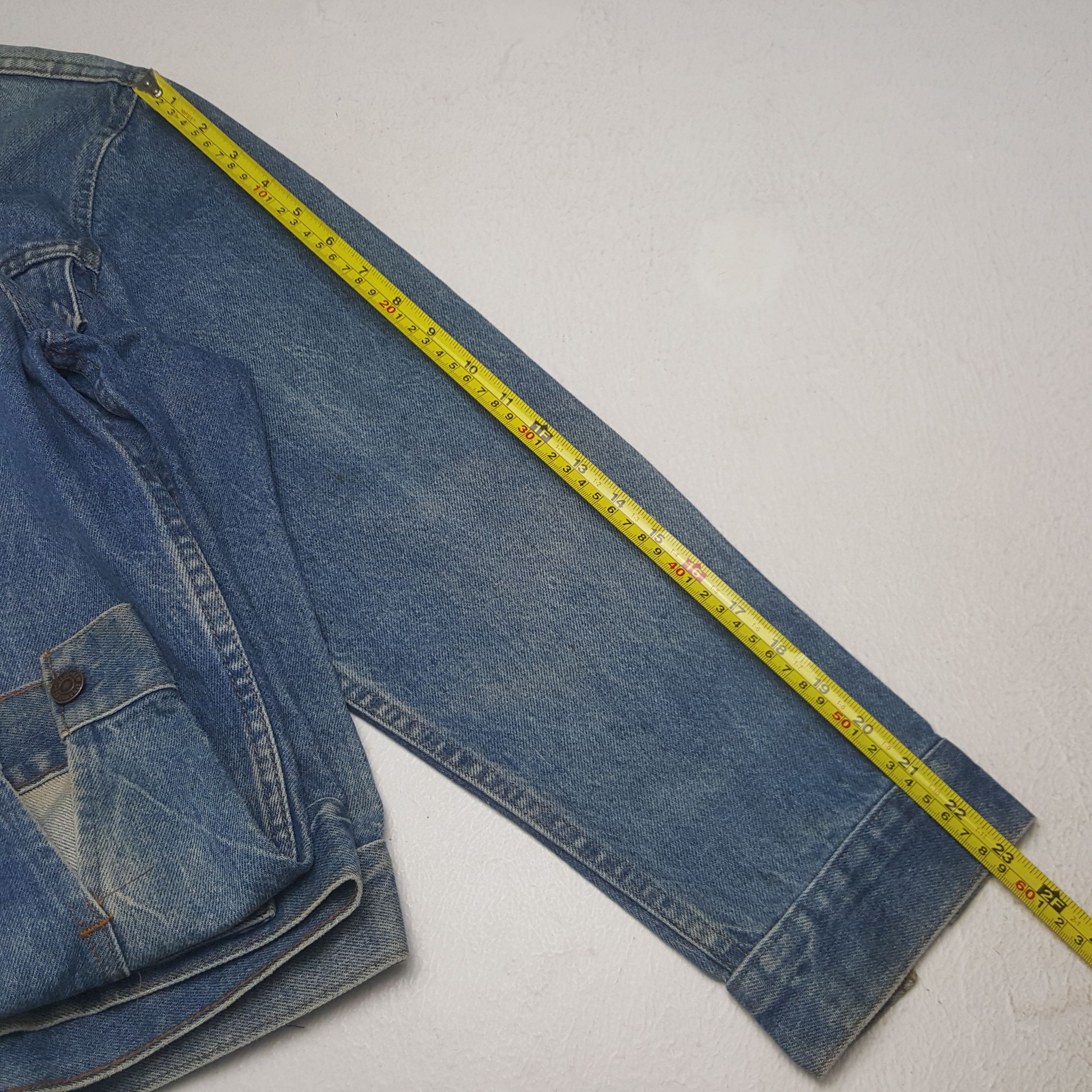 Levi's Vintage Levi's American Bikers Denim Jacket RR25 Size US S / EU 44-46 / 1 - 6 Thumbnail