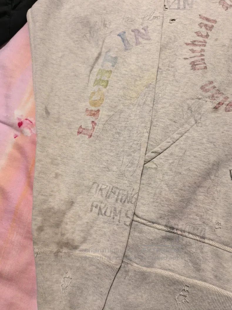 Saint Michael Saint Michael Vintage washed old graffiti hooded sweatshir Size US L / EU 52-54 / 3 - 2 Thumbnail