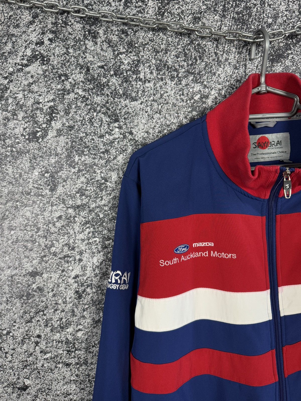 Vintage Samurai Rugby Marist Team Jacket Vintage England Style Sz L Size US L / EU 52-54 / 3 - 3 Thumbnail