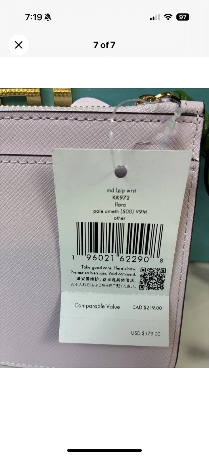 Kate Spade Kate Spade x LOVESHACKFANCY Embellished Flora Wristlet Size ONE SIZE - 7 Thumbnail