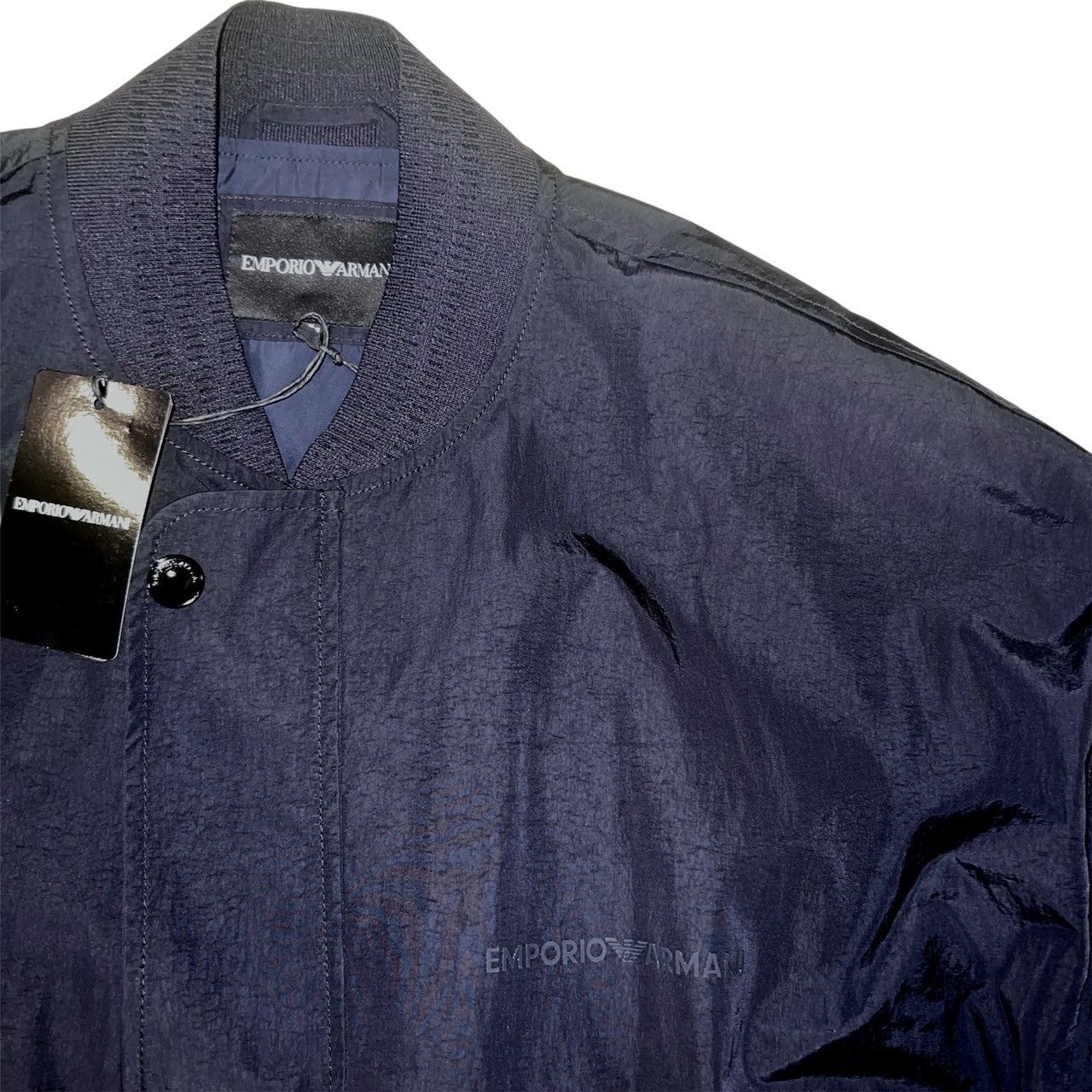 Emporio Armani $1350 EMPORIO ARMANI All-weather blouson Deep blue Size US L / EU 52-54 / 3 - 2 Thumbnail