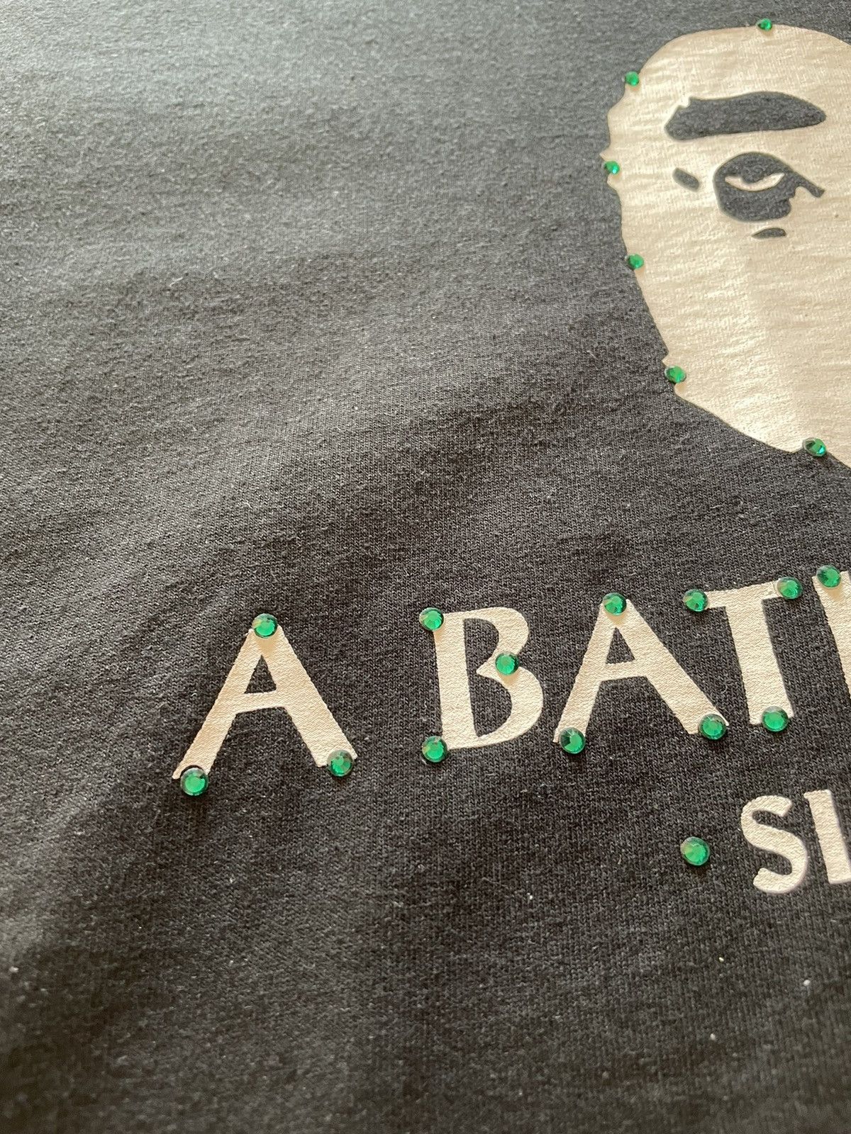 Bape × Swarovski Bape x Swarovski Logo Tee Size US M / EU 48-50 / 2 - 5 Thumbnail