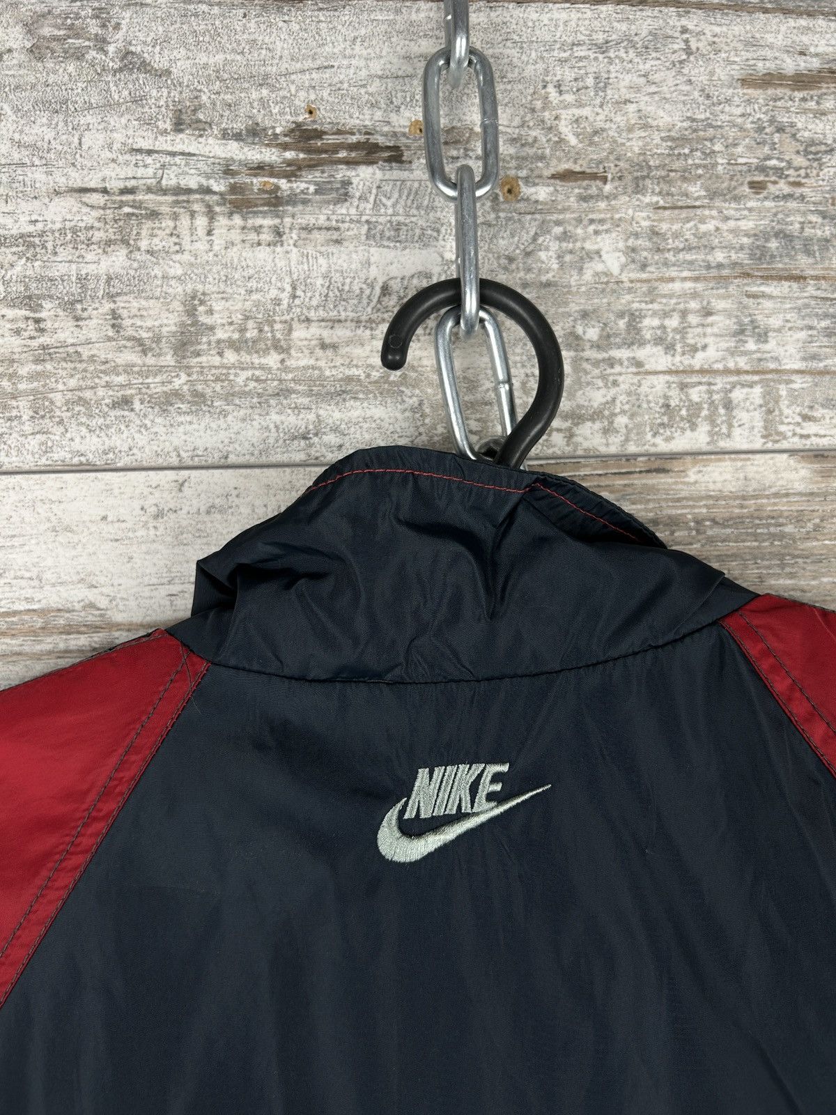 Nike Mens Vintage Nike Track Jacket nylon big logo y2k rare 90s Size US S / EU 44-46 / 1 - 14 Thumbnail