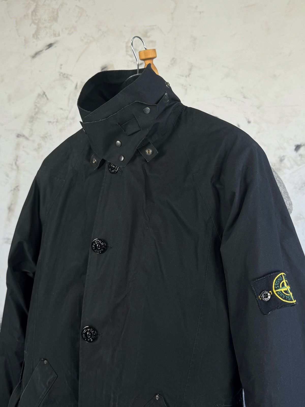 Vintage Stone Island Ventile Trench Coat Jacket Size L Size US L / EU 52-54 / 3 - 10 Thumbnail
