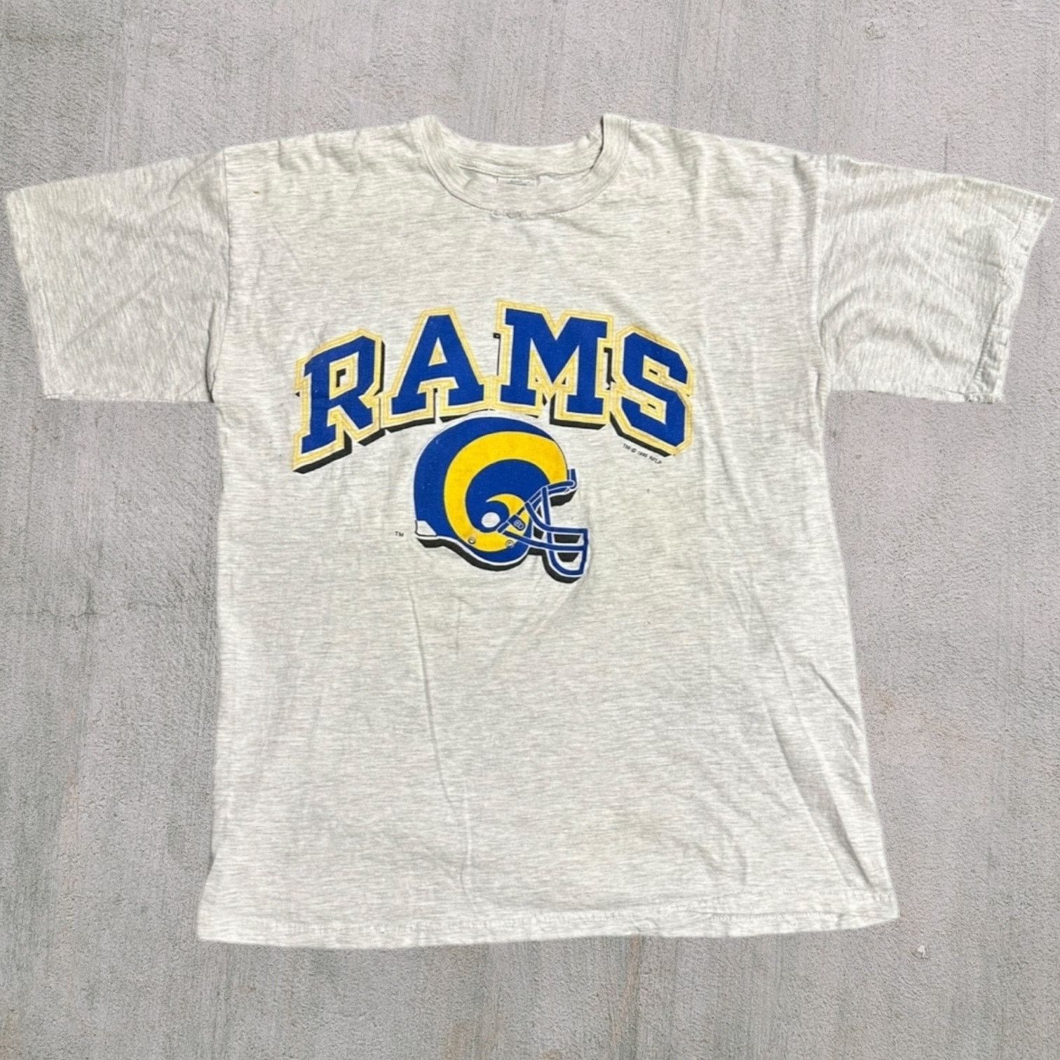Logo 7 Rams Logo 7 1995 vintage tee Size US XL / EU 56 / 4 - 1 Thumbnail