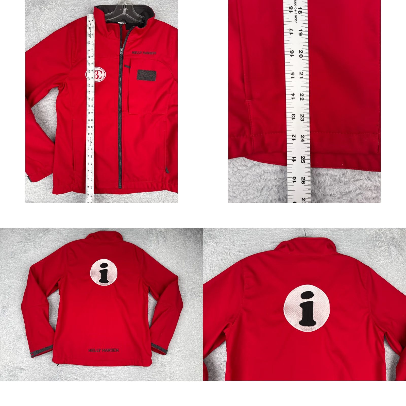 Helly Hansen Helly Hansen Jacket Women Small Red Full Zip Fleece Lined Polyester Shell LOGOS Size S / US 4 / IT 40 - 9 Thumbnail