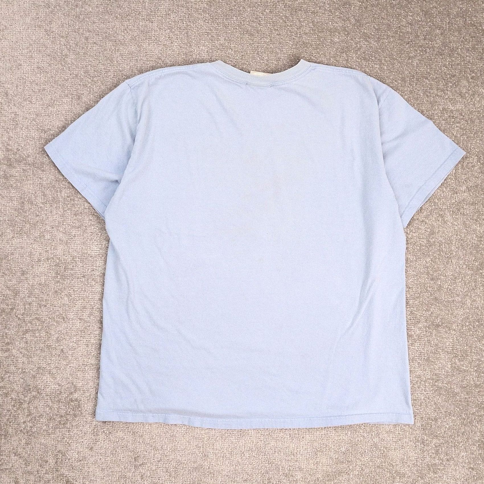 Disney VINTAGE Disney The Hitchhikers Guide To The Galaxy T-Shirt XL Blue Mens 90s Movie Size US XL / EU 56 / 4 - 2 Thumbnail