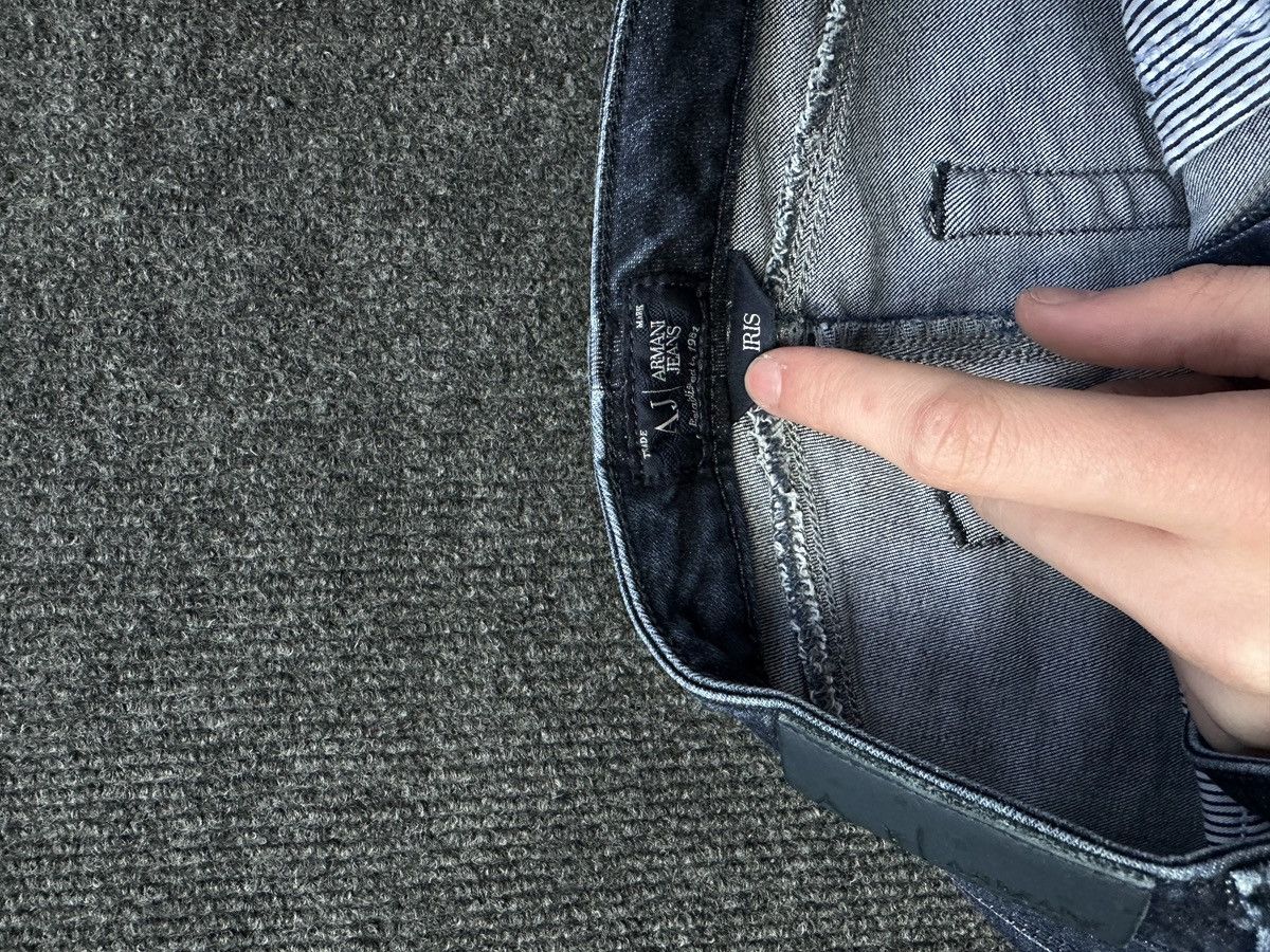 Armani 🚨Y2K WOMEN ARMANI JEANS WITH LOGO AVANT GARDE DENIM PANTS Size 26" / US 2 / IT 38 - 8 Thumbnail
