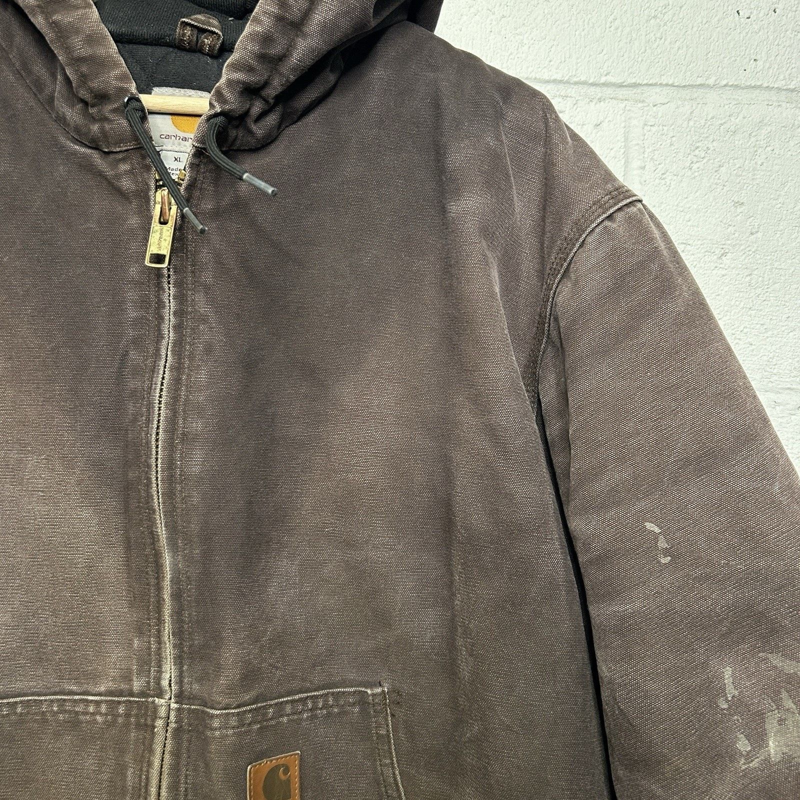 Carhartt Vintage Carhartt Hooded Active Jacket “Dark Brown” J130 DKB Size US XL / EU 56 / 4 - 6 Thumbnail