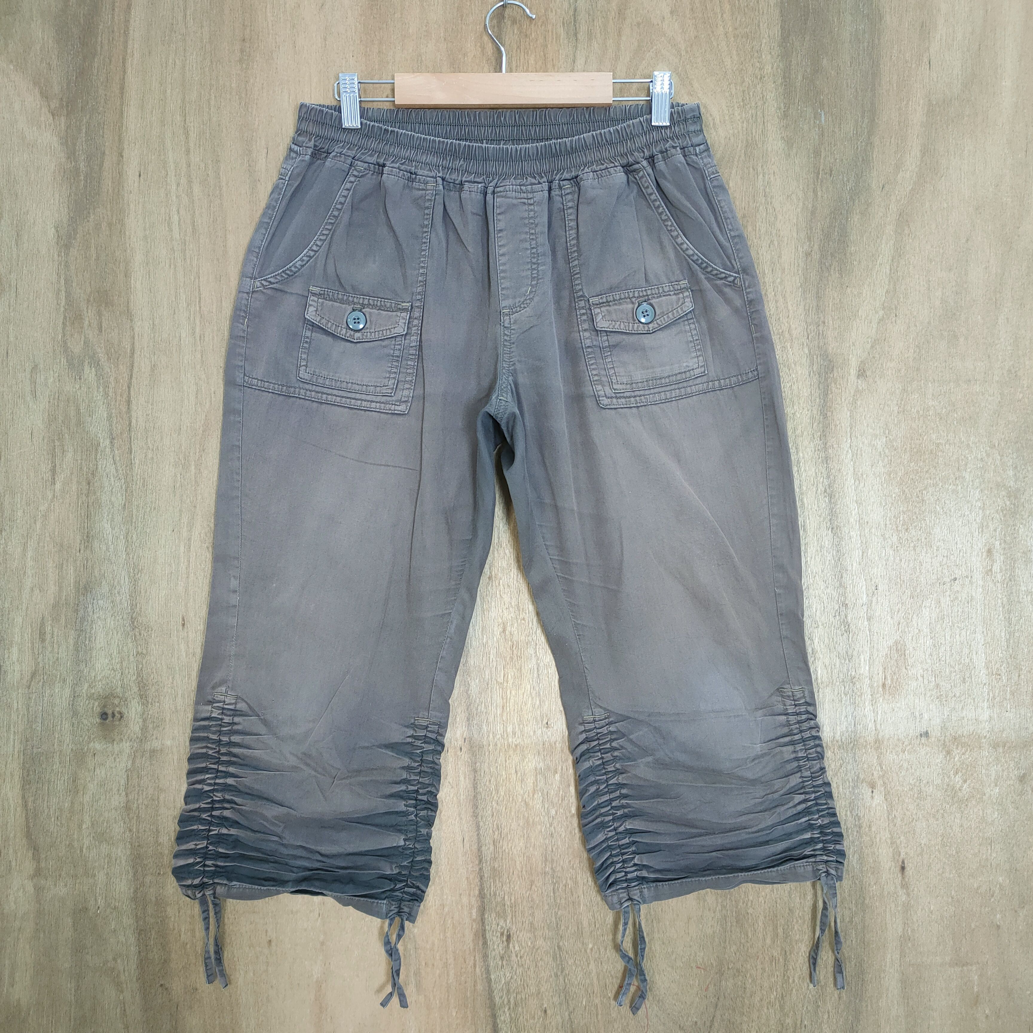 Japanese Brand SPRING LEG BROWN CARGO PANTS Size US 32 / EU 48 - 1 Thumbnail
