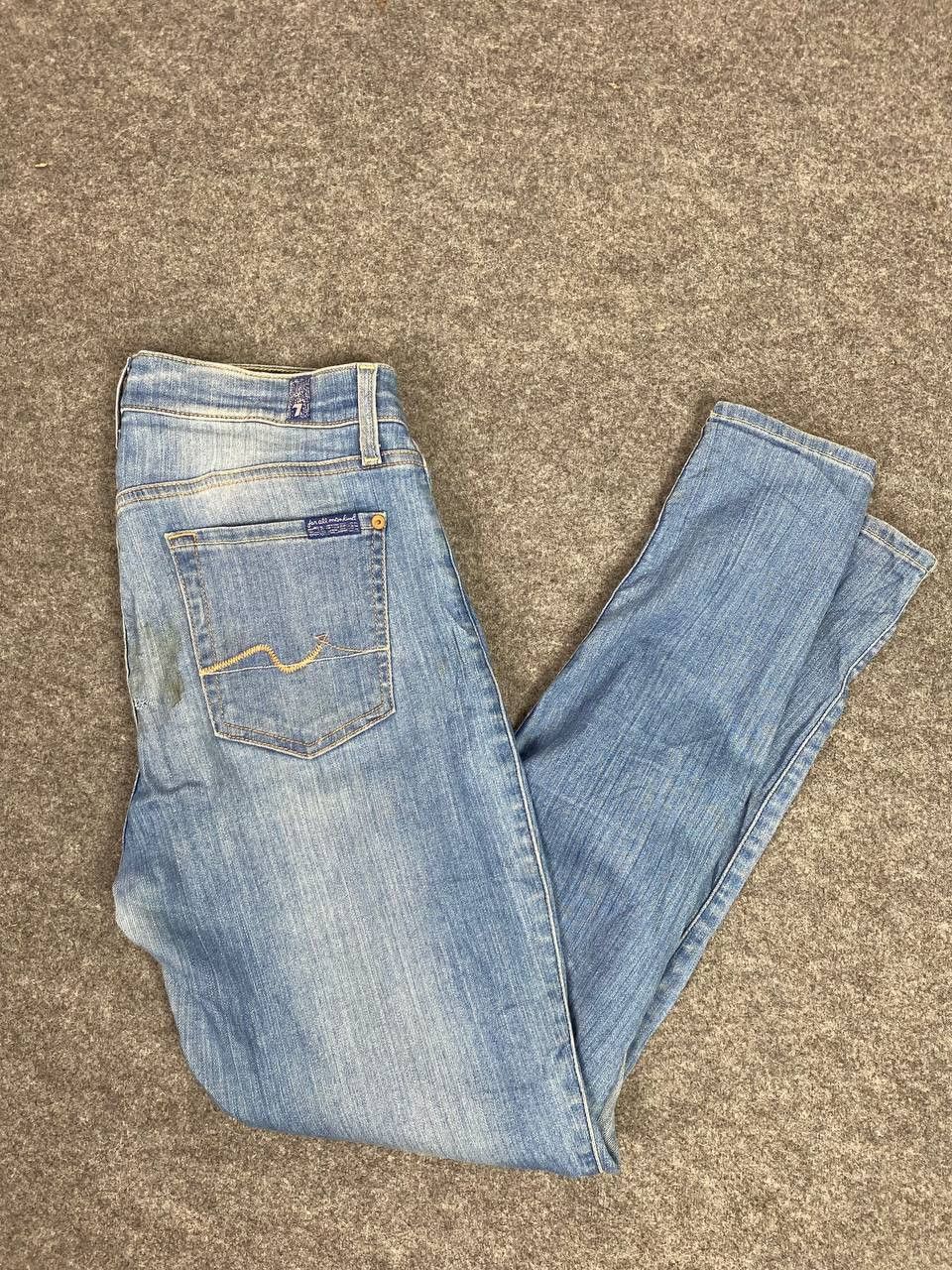 7 For All Mankind 7 for all mankind distressed denim nice design Size 32" / US 10 / IT 46 - 2 Thumbnail