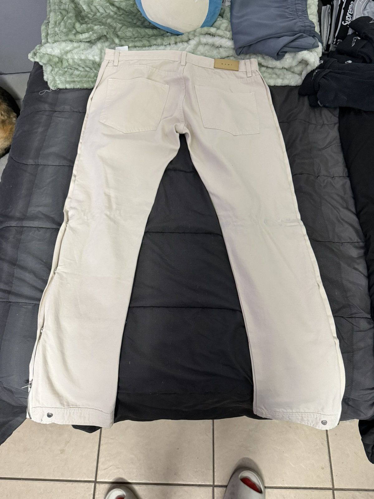 MNML Snap Western Pants (Pale Tan) Sz33 Size US 33 - 2 Thumbnail