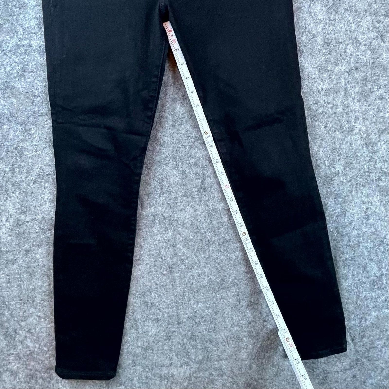 Frame Frame Denim Jeans Women 29 Noir Ali High Rise Cigarette Size 29" - 8 Thumbnail