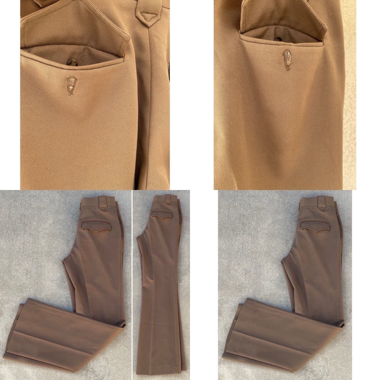 Vintage VINTAGE Kenny Rogers Circle S Western Pants Made In USA beige 30 x 33 3/8 Cowboy Core Rockabilly Mens Size US 30 / EU 46 - 9 Thumbnail