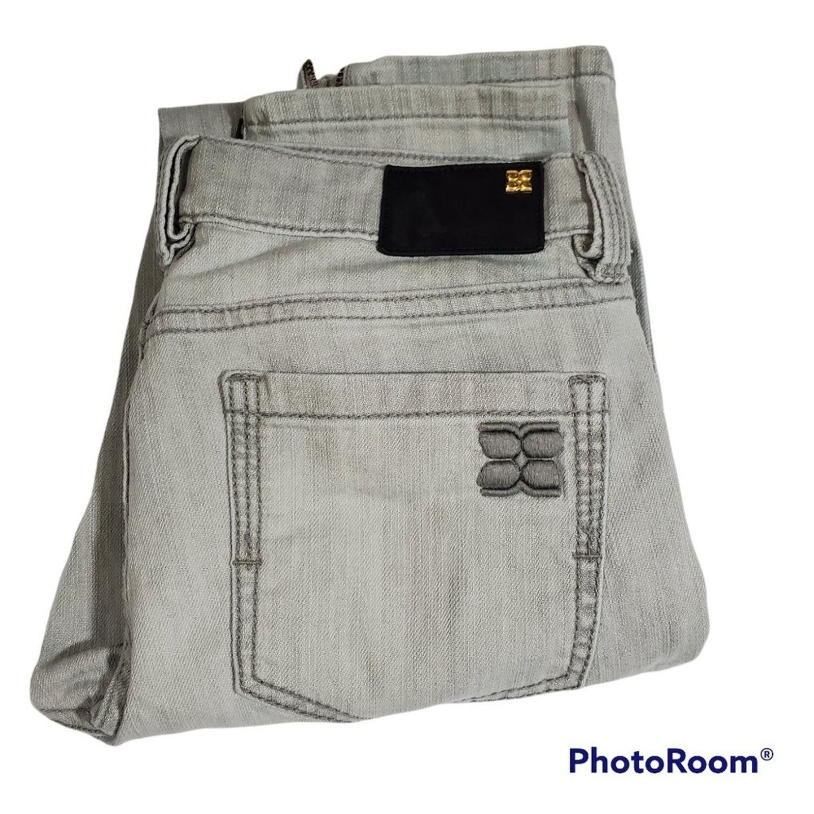 Bcbgmaxazria BCBGMaxAzria | Grey May Z Skinny Fossil Jeans | Waist 28 Size 28" / US 6 / IT 42 - 3 Thumbnail