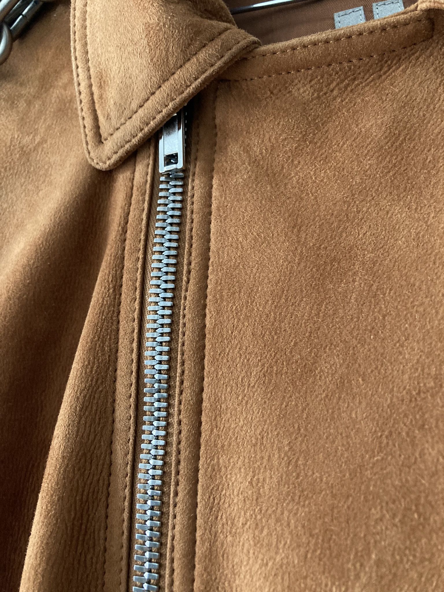 Rick Owens F/W 19 "LARRY" Chain Suede Leather Rotterdam Jacket Size US M / EU 48-50 / 2 - 6 Thumbnail