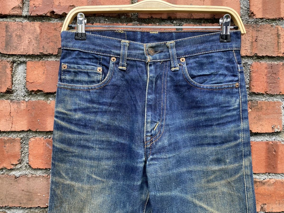 Levi's Vintage Clothing W29x33.5 Vintage levi's 517 distreseed flare big E USA Size 29" - 4 Thumbnail