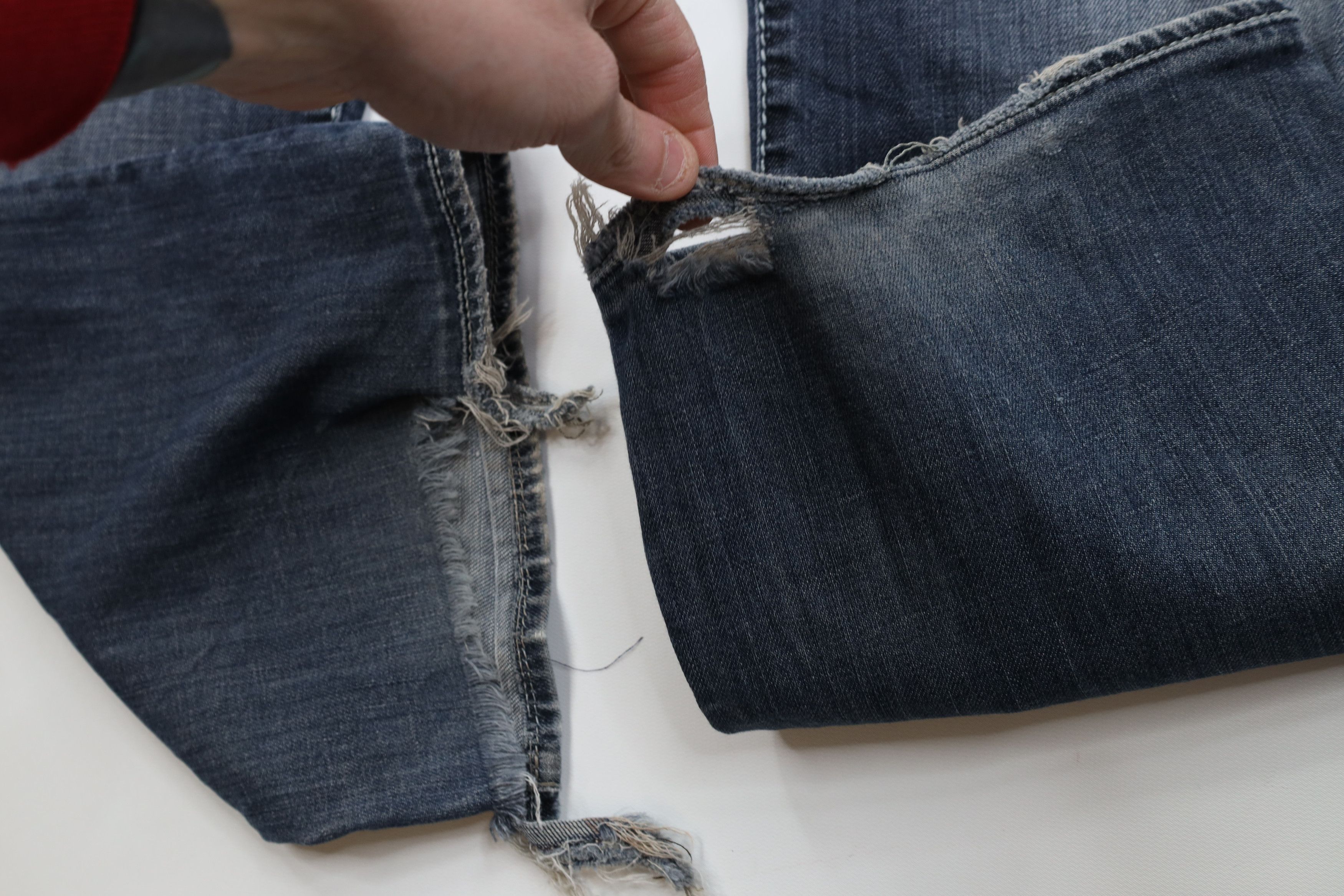 Vintage Buckle BKE Thick Stitch Tyler Bootcut Wide Leg Denim Jeans Size US 34 / EU 50 - 6 Thumbnail