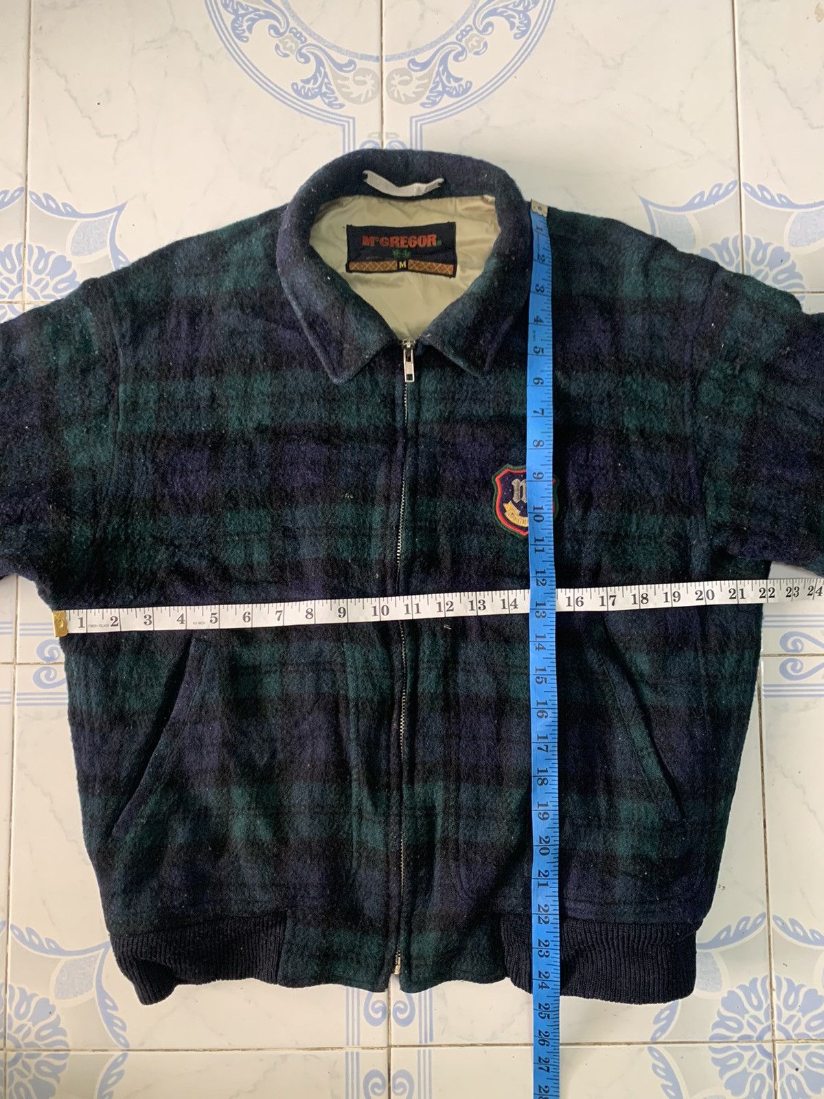 McGregor Big Logo McGregor Official Wool Blend Checkered Jacket Size US M / EU 48-50 / 2 - 16 Thumbnail