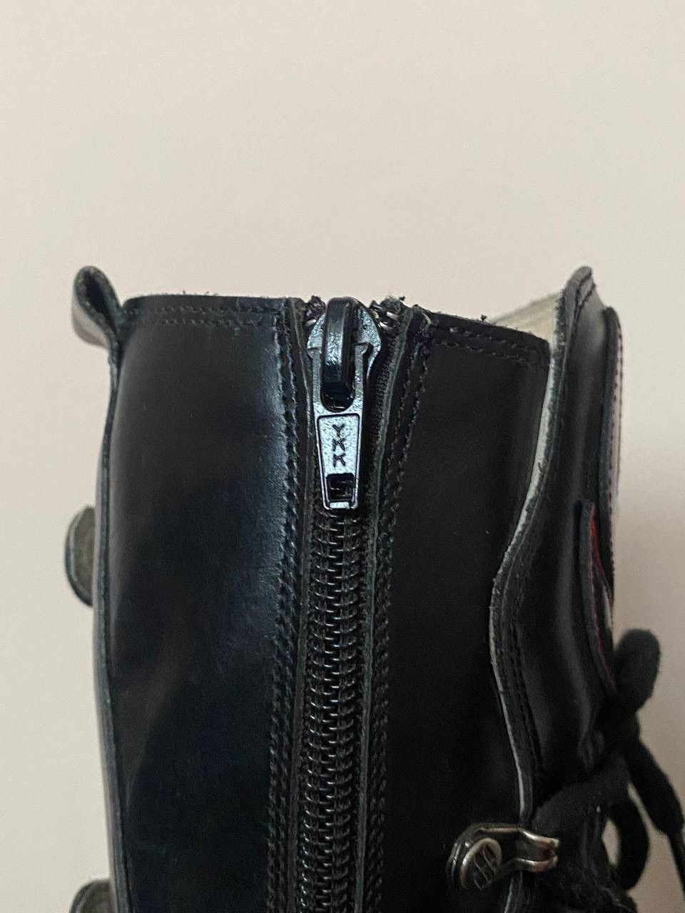 New Rock New Rock Flames Biker Heel Platform Mid Calf Boots (37 EU) Size US 7 / IT 37 - 7 Thumbnail