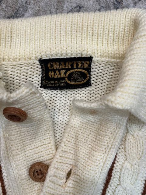 Vintage Vintage Made in USA Knit Polo Sweater (S) (1970s/80s) Size US S / EU 44-46 / 1 - 2 Thumbnail