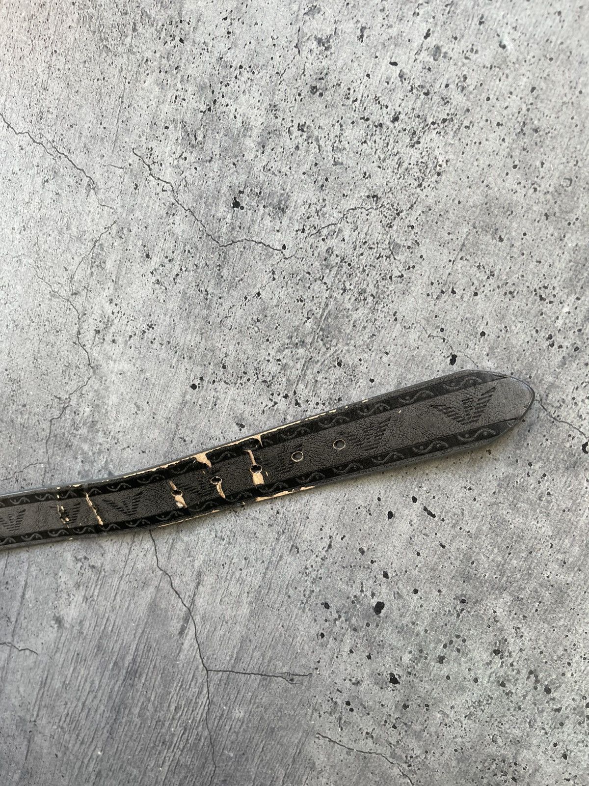 Armani Armani Vintage Belt Distressed USA STYLE AFFLICTION Y2k Size ONE SIZE - 15 Thumbnail