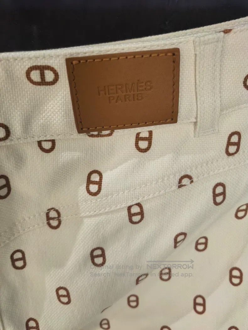 Hermes Hermes Denim Skirt Size 24" / US 00 / IT 34 - 4 Thumbnail