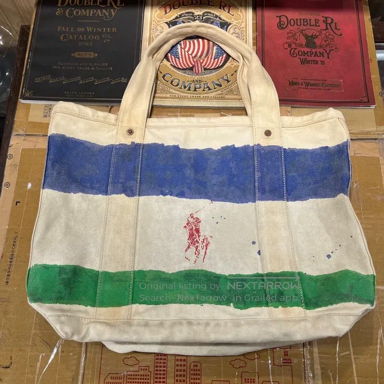 RRL Ralph Lauren RRL Ralph Lauren Outdated Splattered Vintage Nautical Seri Size ONE SIZE - 1 Thumbnail
