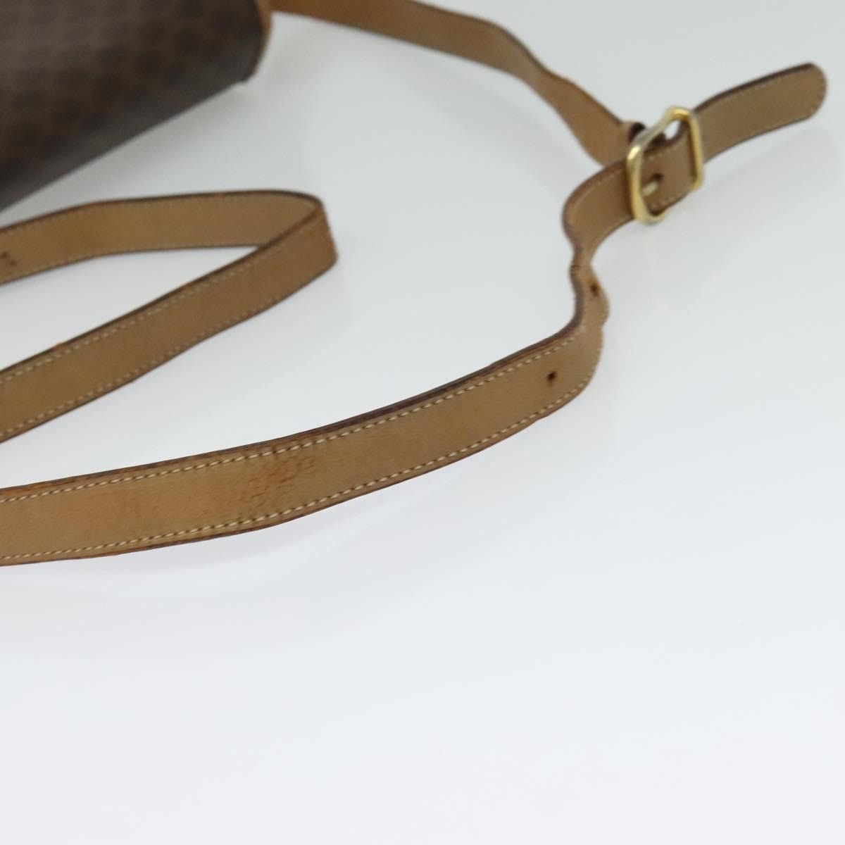 Celine CELINE Macadam Canvas Shoulder Bag Pvc Leather Brown Gold Size ONE SIZE - 7 Thumbnail