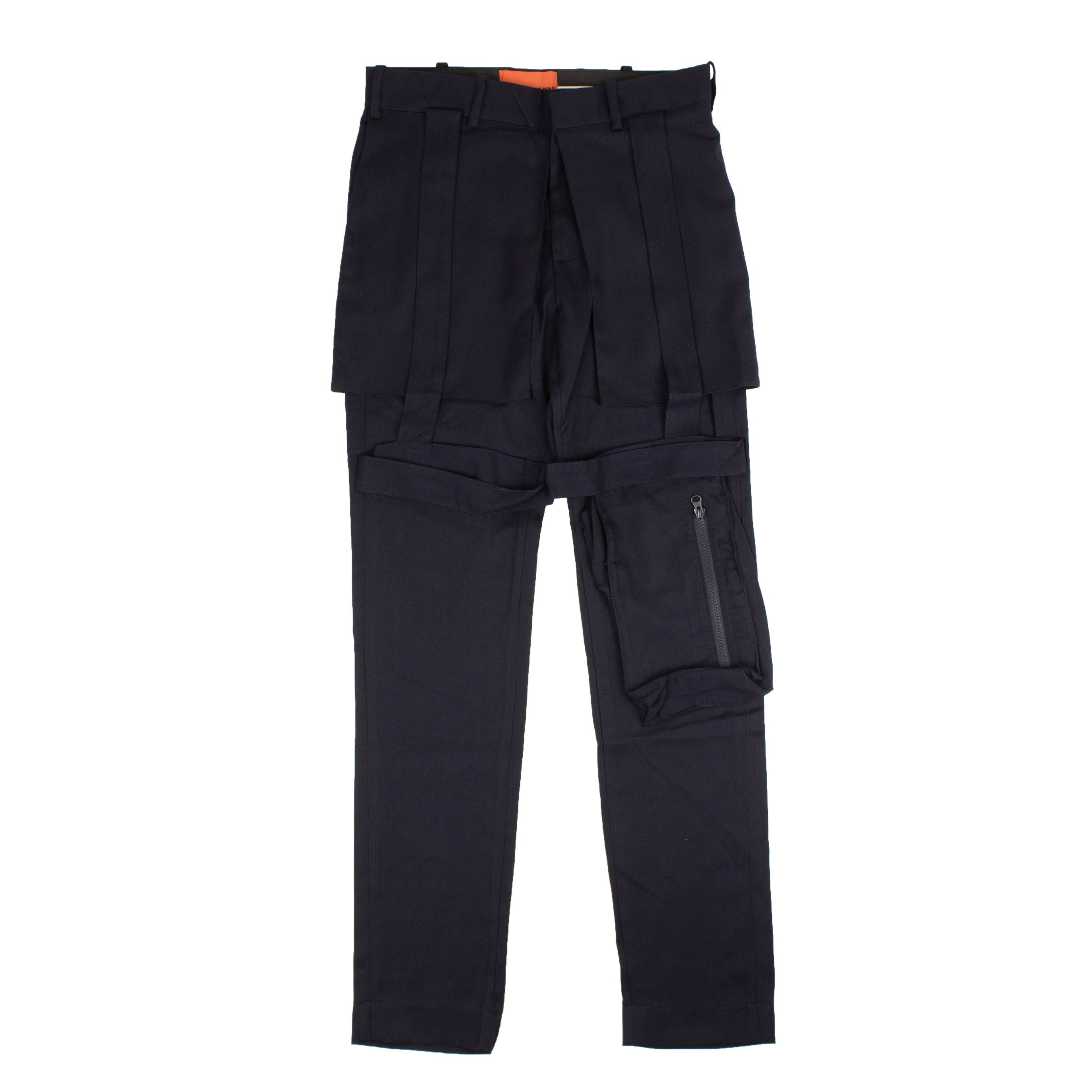 image of Who Decides War Navy Blue Retroversion Trousers Pants S, Men's (Size 32)