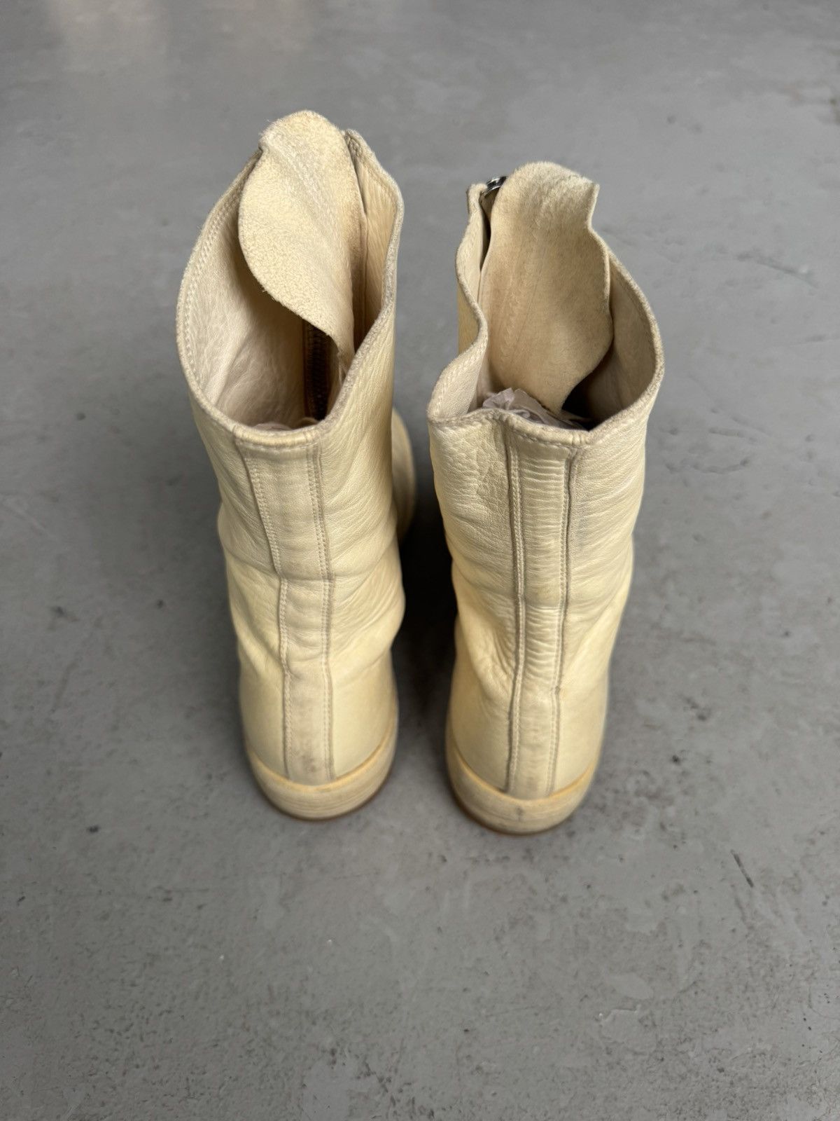 Guidi Guidi 310 White Soft Horse Leather Boots Size US 6 / IT 36 - 4 Thumbnail