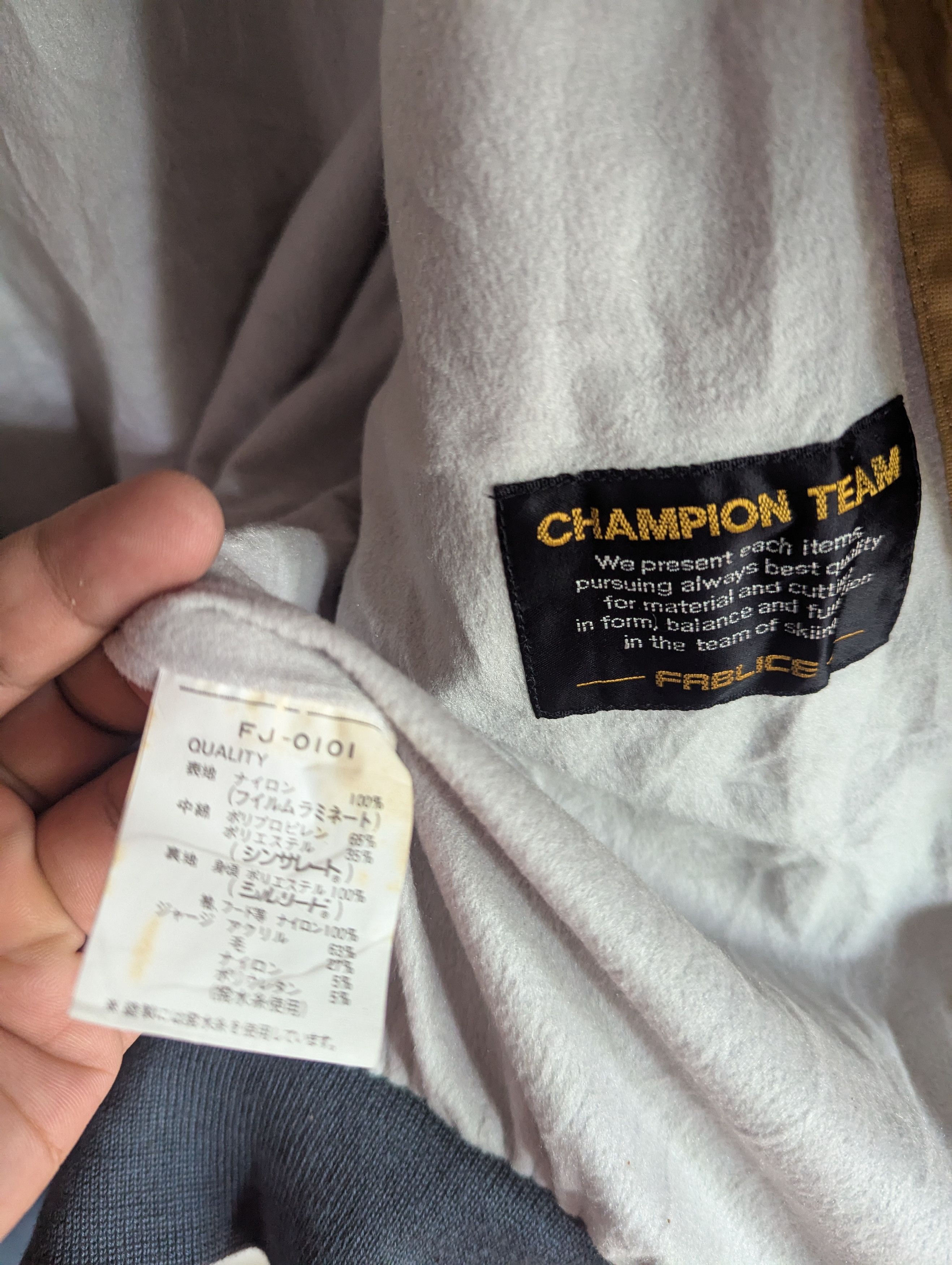 Champion FABLICE CHAMPION TEAM BOMBER JACKET Size US L / EU 52-54 / 3 - 14 Thumbnail