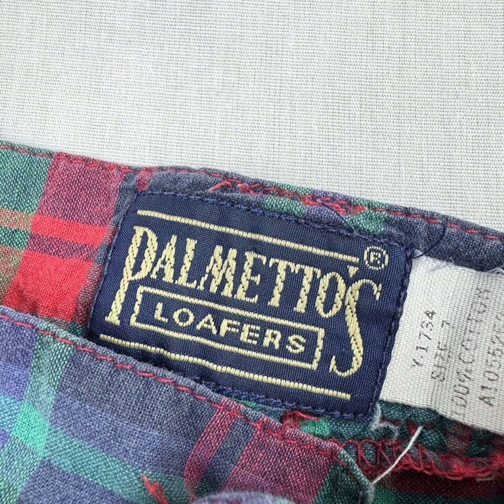 Vintage VINTAGE Palmetto’s Loafers Palmettos Loafers Golf Shorts Womens 7 Red Plaid Sports Casual 70s Talon Shirt Size 28" / US 6 / IT 42 - 4 Thumbnail