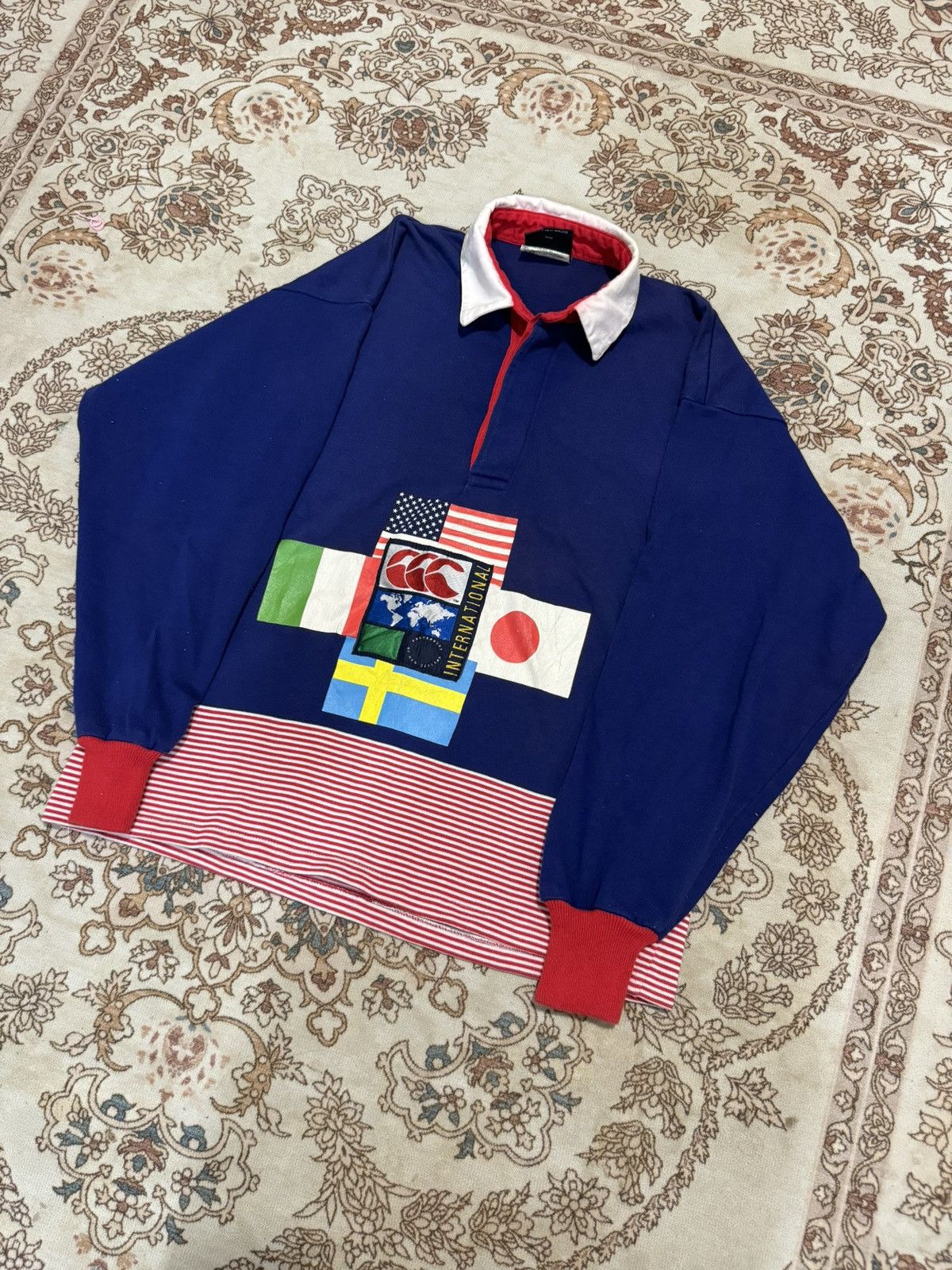 Canterbury of New Zealand × Vintage Canterburry New Zealand International Polo Rugby Size US M / EU 48-50 / 2 - 2 Thumbnail