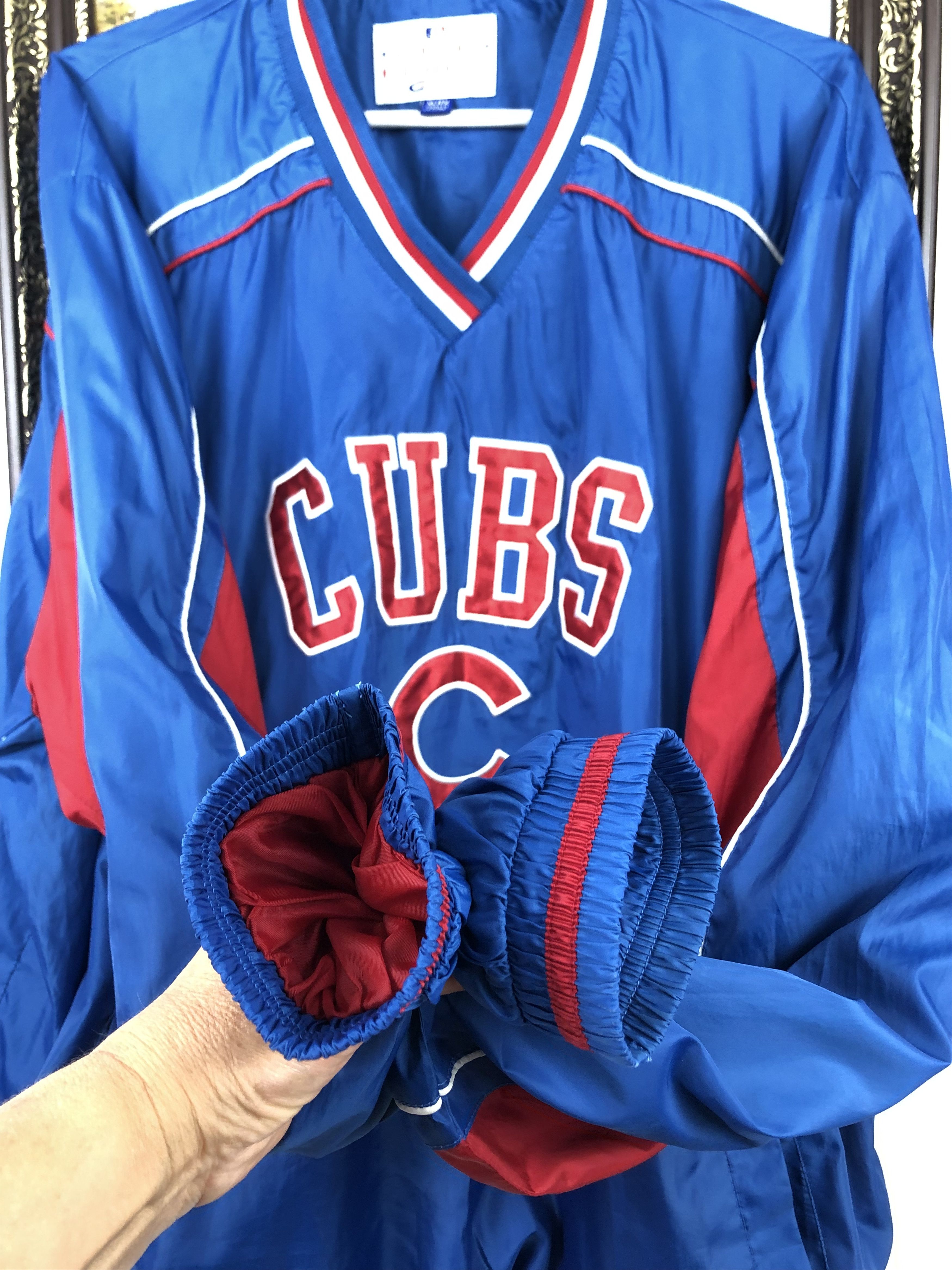 MLB Vintage Chicago Cubs Sweatshirt Blue MLB Baseball Jacket Size US XL / EU 56 / 4 - 7 Thumbnail