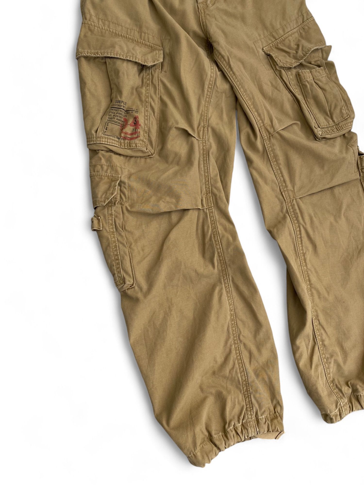 Vintage Vintage Surplus Cargo Pants Skate Rap Hiphop Baggy Size US 28 / EU 44 - 6 Thumbnail