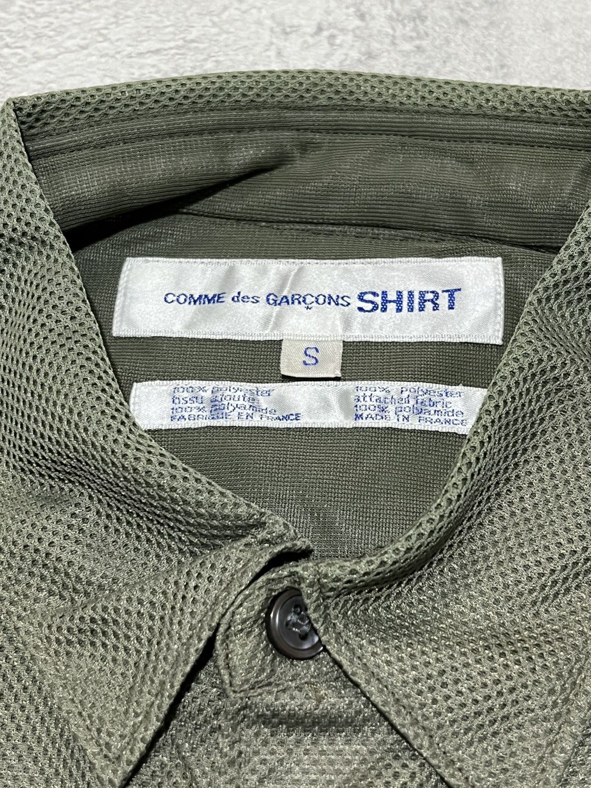 Comme des Garcons × Japanese Brand Comme des Garcons Shirt net fabric Size US S / EU 44-46 / 1 - 4 Thumbnail