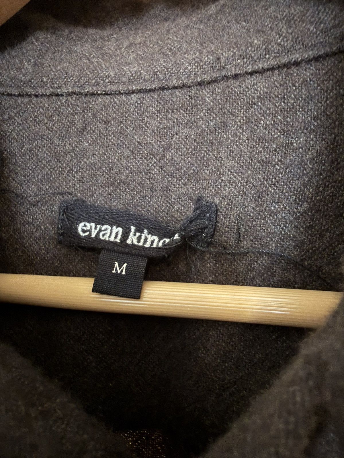 Evan Kinori Evan Kinori Big Shirt - Brushed Cashmere / Cotton Size M Size US M / EU 48-50 / 2 - 4 Thumbnail