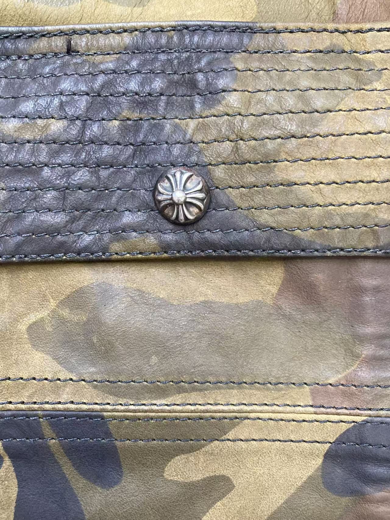 Chrome Hearts Chrome Hearts Fleur De Lis Leather Patch Camo Shirt Jacket Size M / US 6-8 / IT 42-44 - 6 Thumbnail
