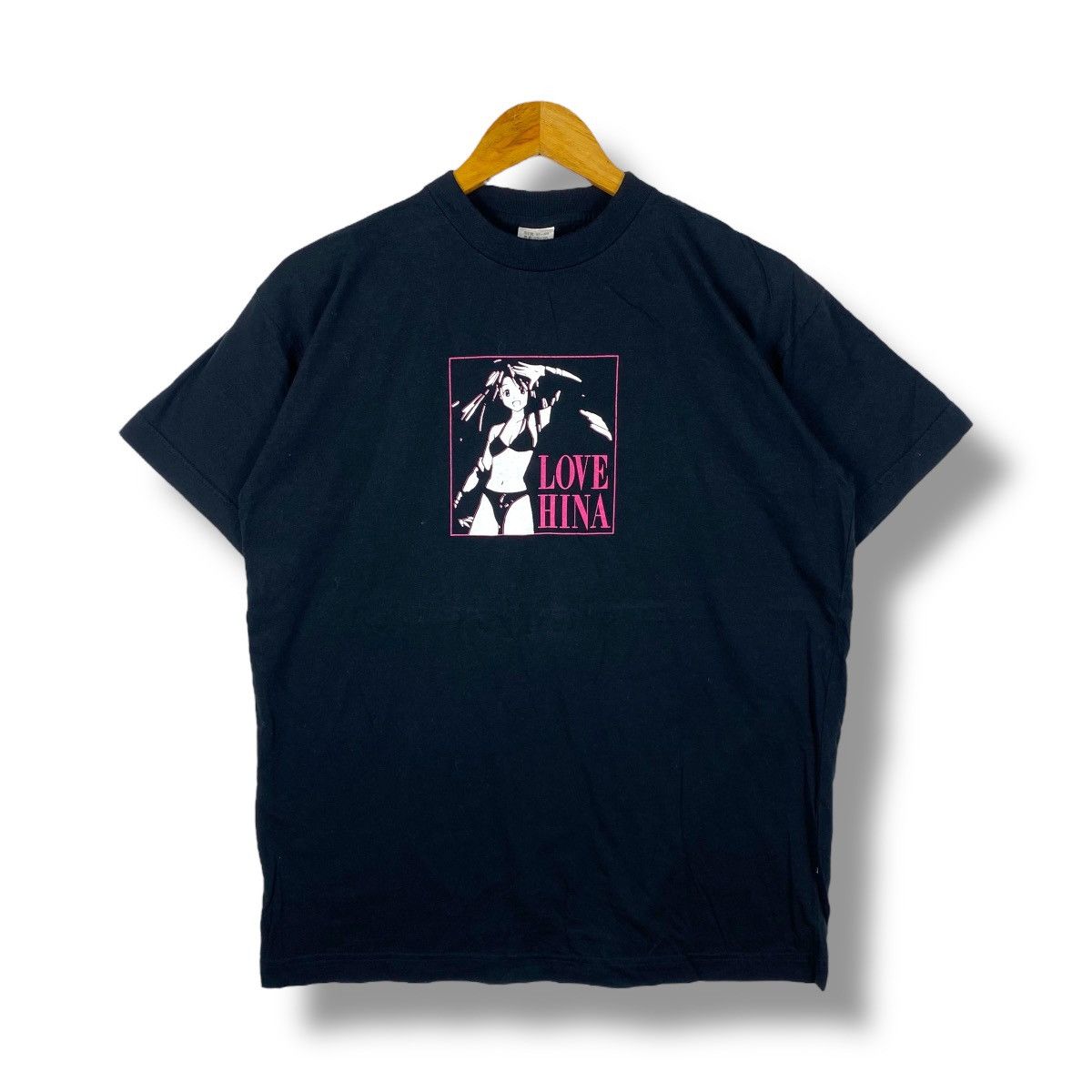 Anime Vintage 90's LOVE HINA Anime Manga Graphic Promo Tee Shirt Size US L / EU 52-54 / 3 - 1 Thumbnail