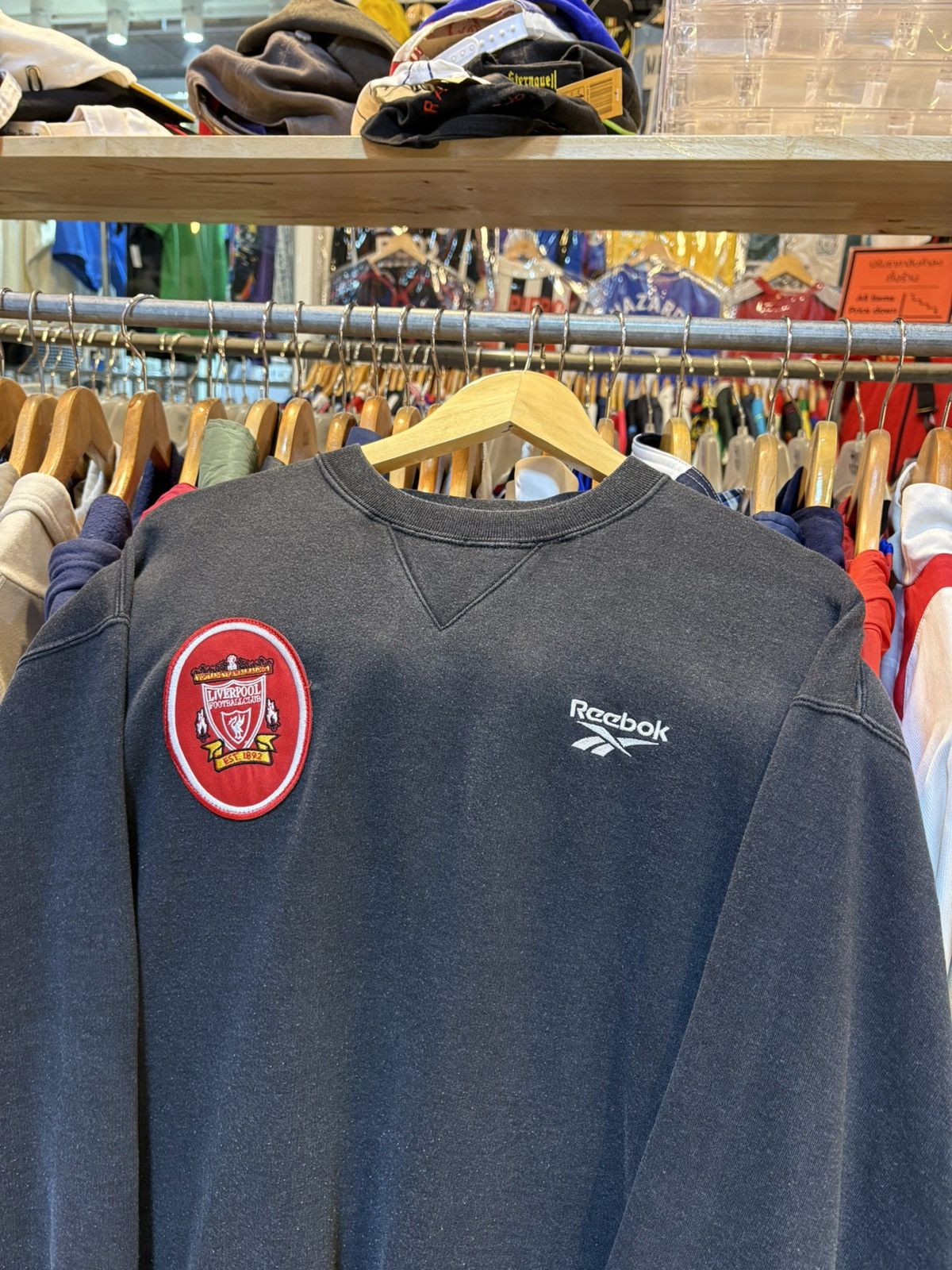 Reebok Vintage 90s Liverpool FC Reebok Sweatshirt Size US S / EU 44-46 / 1 - 2 Thumbnail