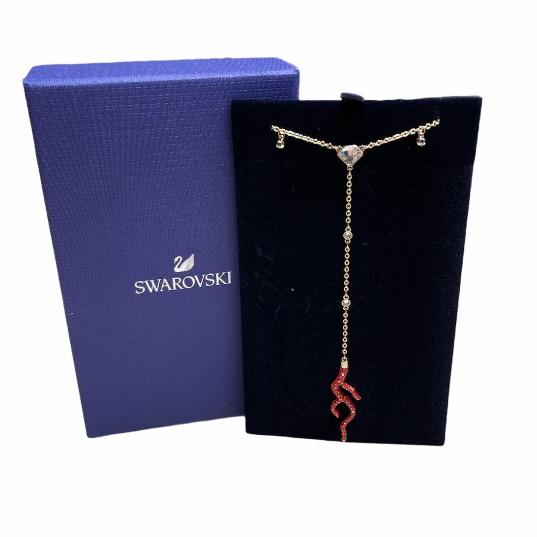 Swarovski Swarovski Shell Y Necklace, Red, Gold-tone plated Size ONE SIZE - 1 Thumbnail