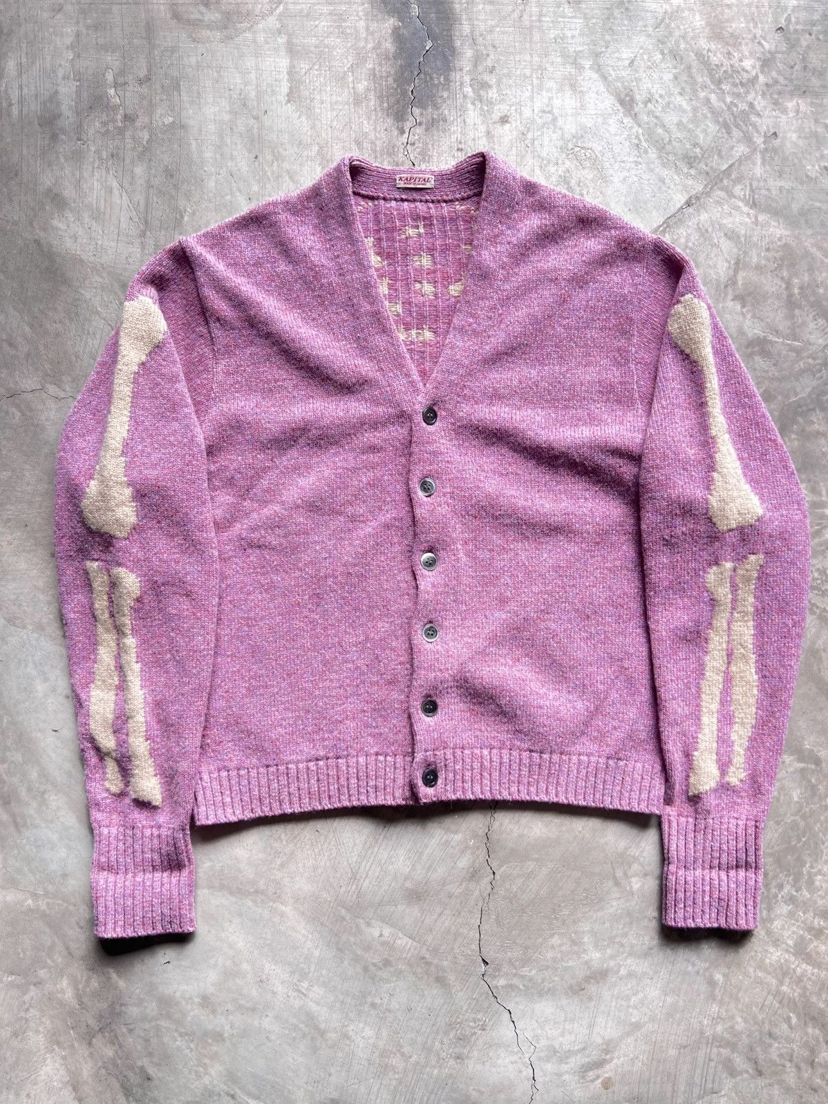Kapital Kapital KOUNTRY 22FW Pop Up Exclusive 5G Bone Cardigan