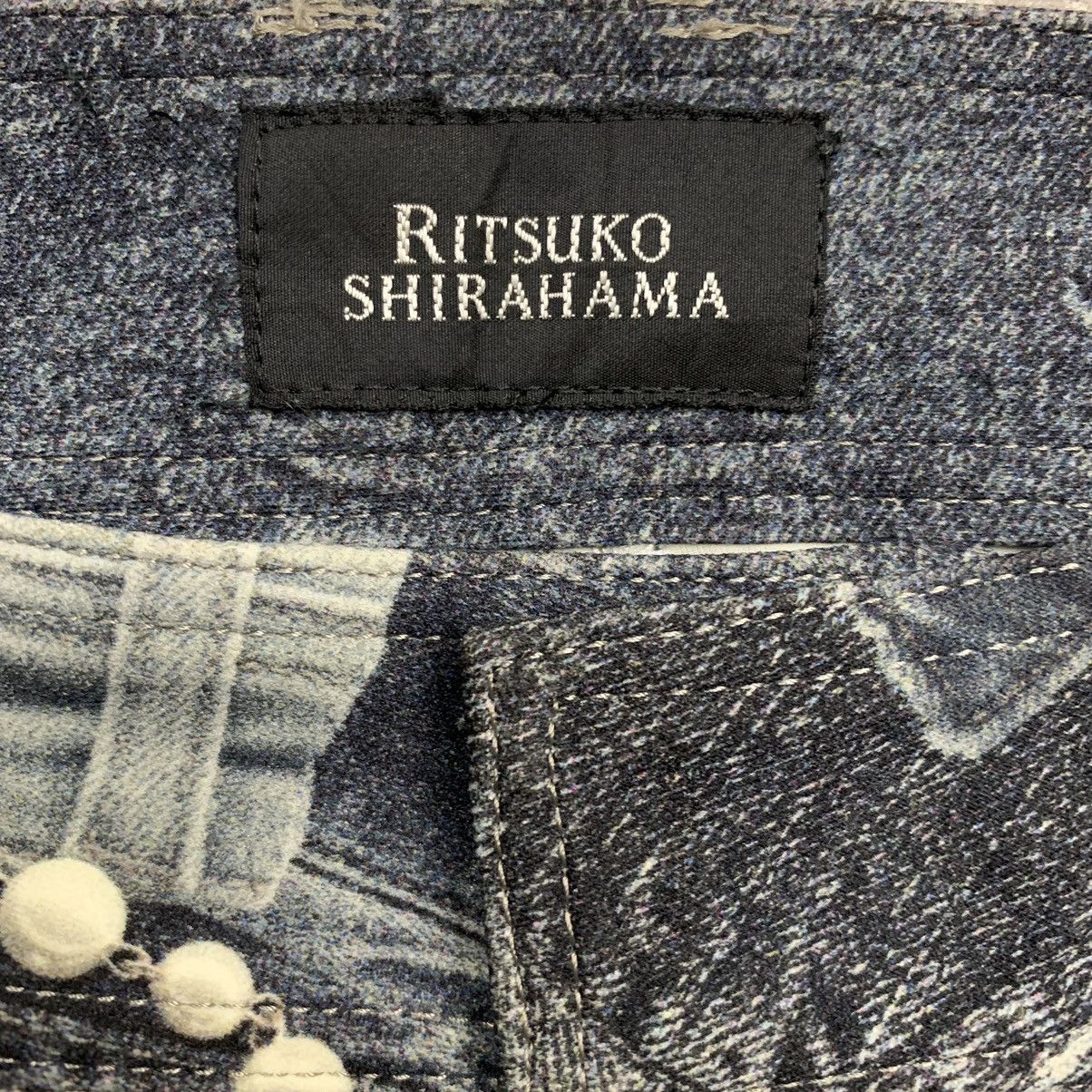 Japanese Brand Ritsuko Shirahama all over print pants Size 28" / US 6 / IT 42 - 8 Thumbnail