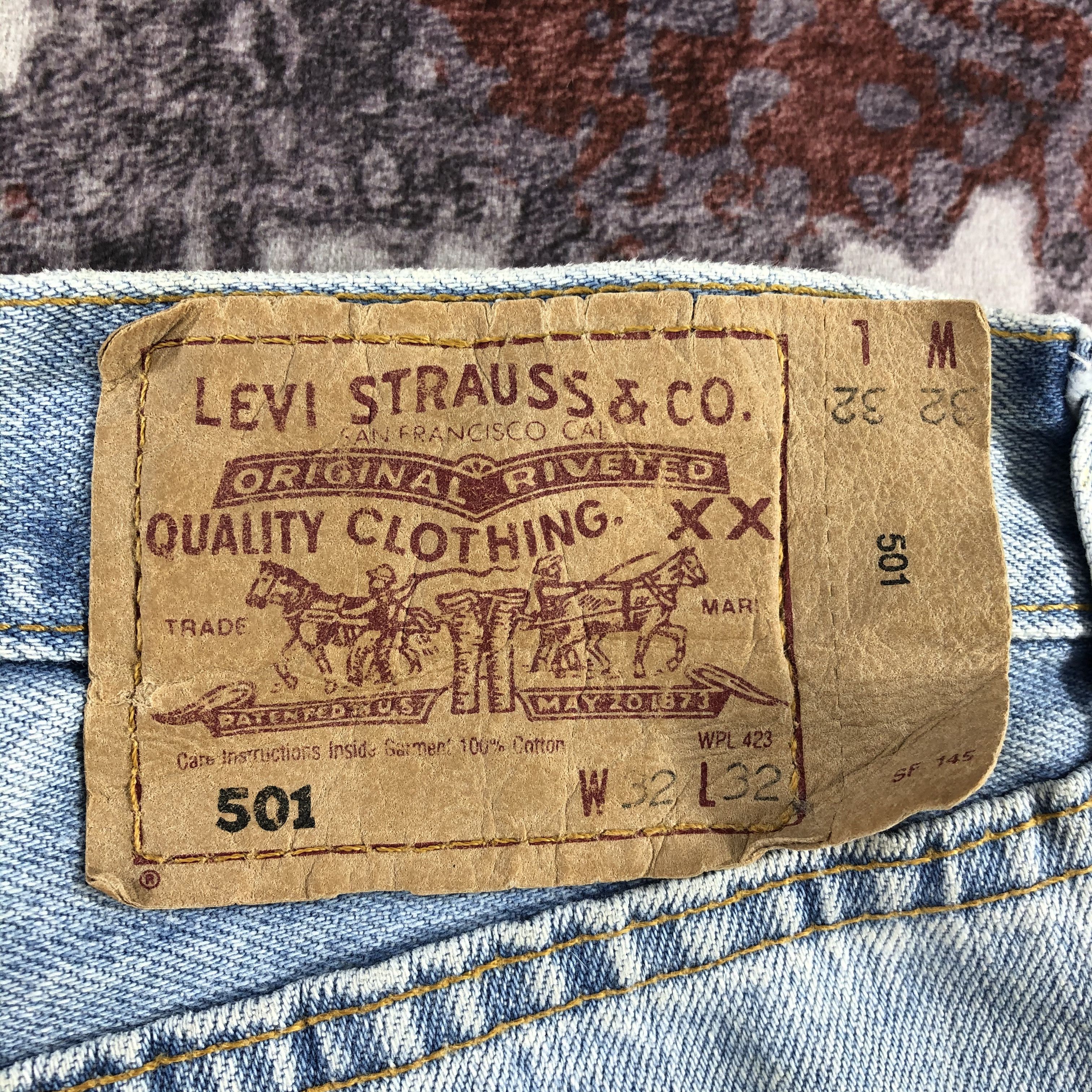 Levi's × Vintage 90s Vintage Levis 501 Jeans-JM2926 Size US 31 - 6 Thumbnail