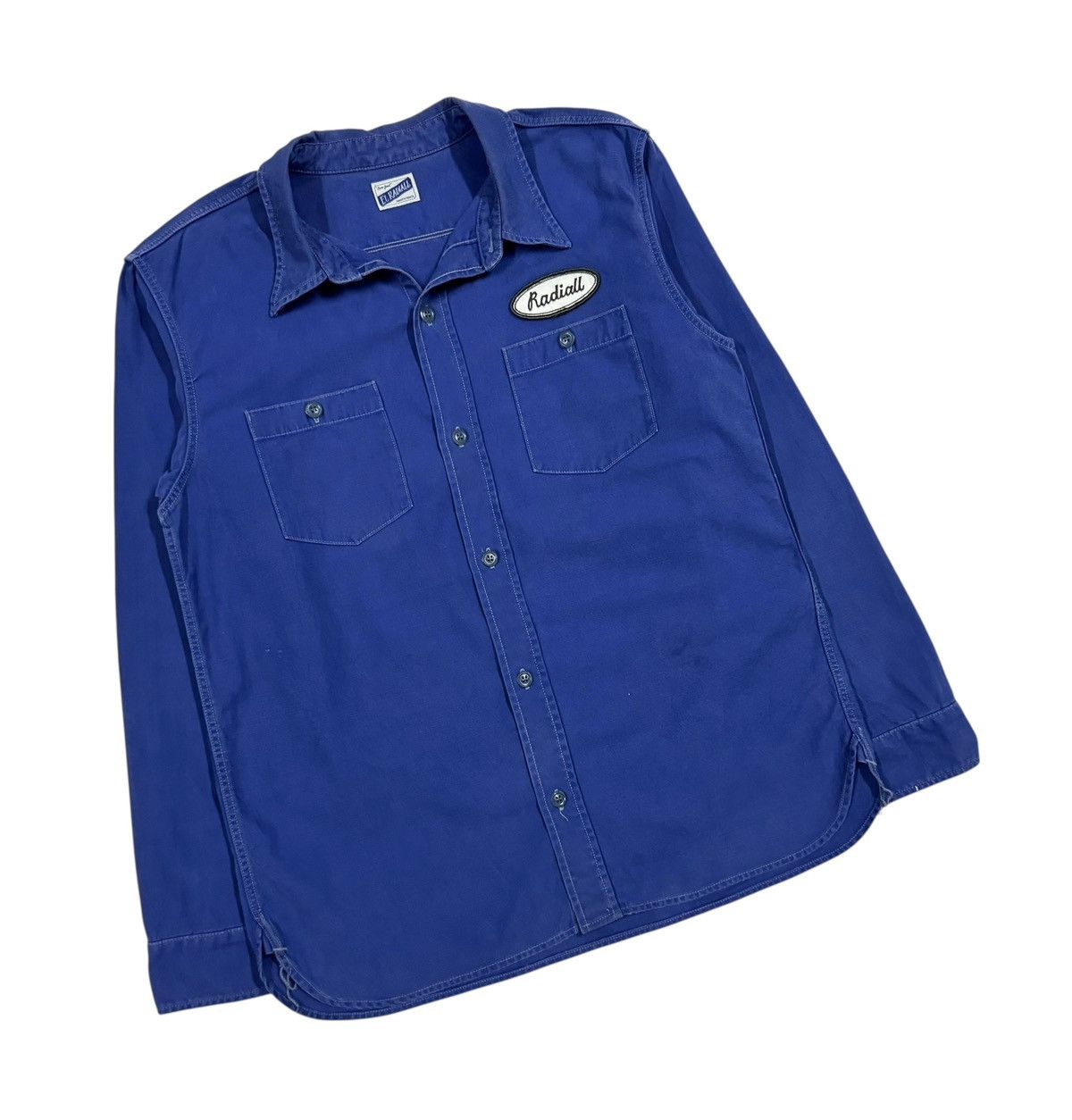 Toyo Enterprises El Radial Purple Moon Chambray Button Ups Made In Japan Size US M / EU 48-50 / 2 - 5 Thumbnail