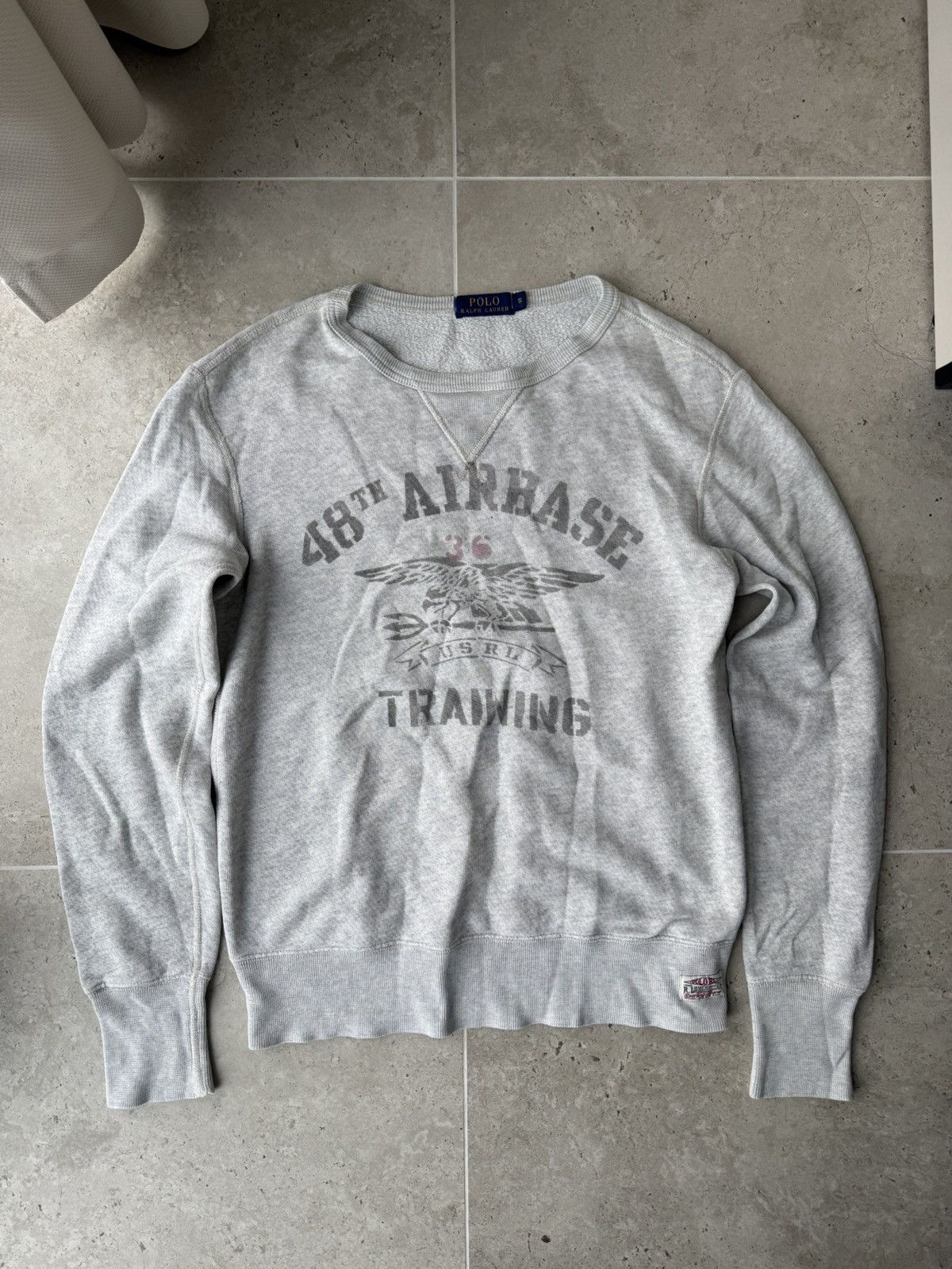 Ralph Lauren Vintage 90s Polo Ralph Lauren Sweater Airbase Size US S / EU 44-46 / 1 - 1 Thumbnail