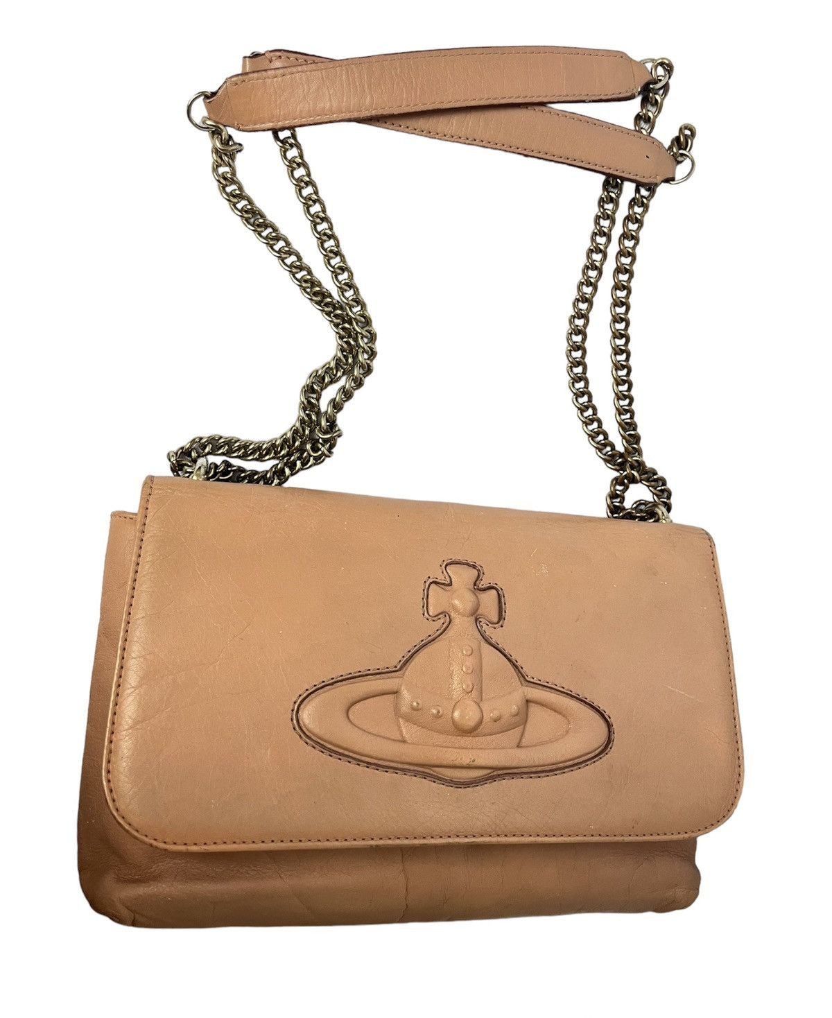 image of Vivienne Westwood Chelsea Shoulder Bag In Natural, Women's
