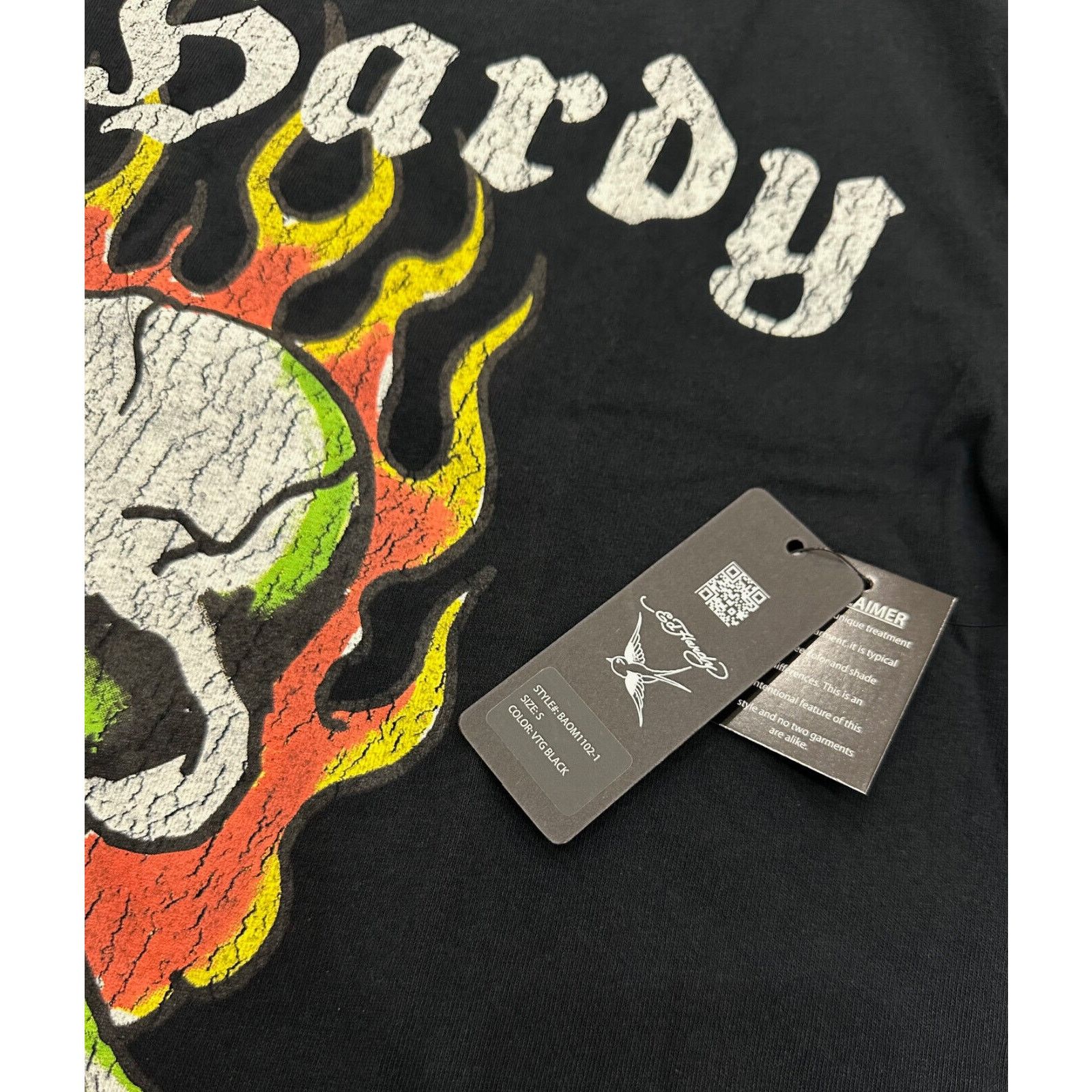 Ed Hardy Ed Hardy Men's T-Shirt Fire Skull Boxy Relaxed Fit Tee Size US S / EU 44-46 / 1 - 4 Thumbnail